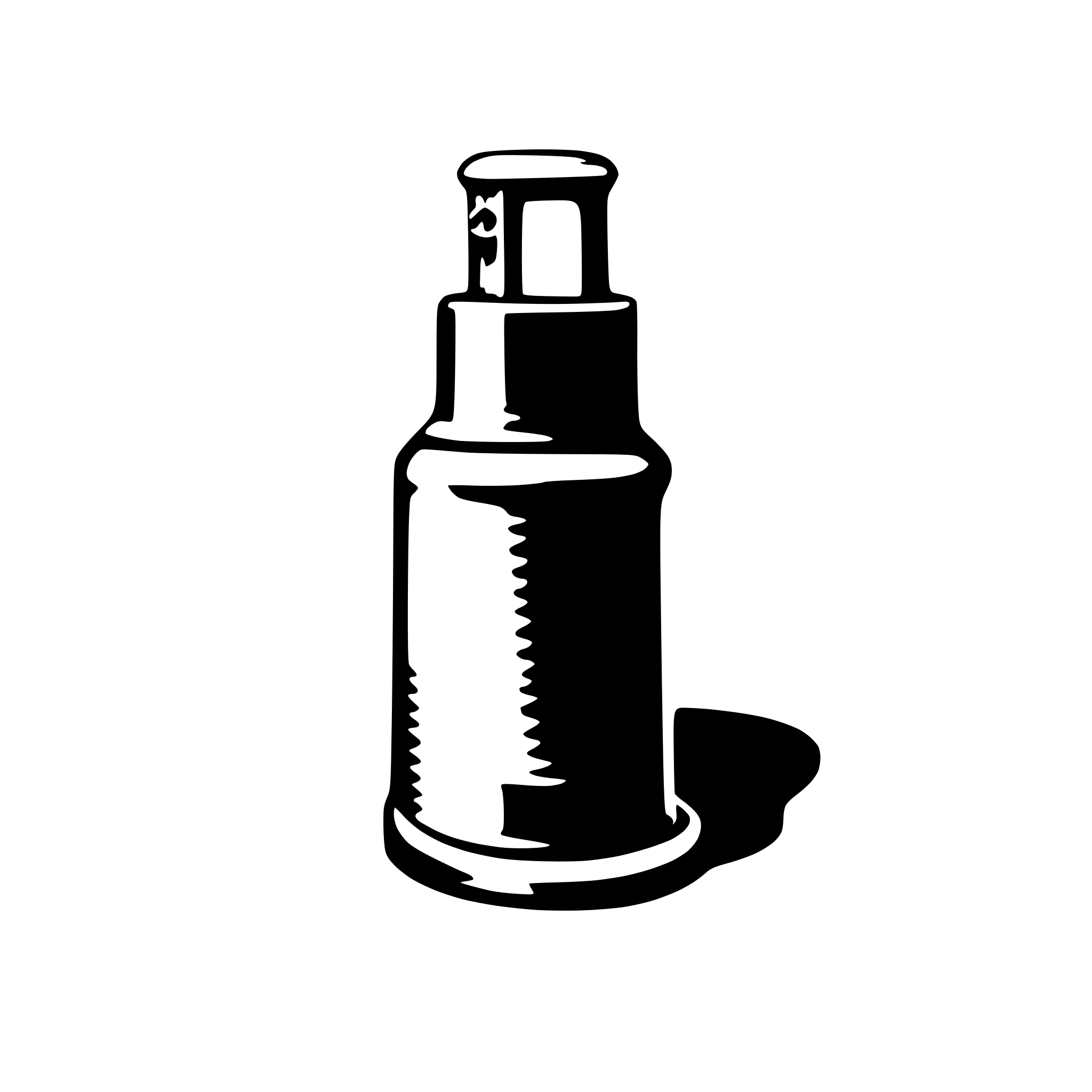 AI-generated SVG of a kinky bottle opener