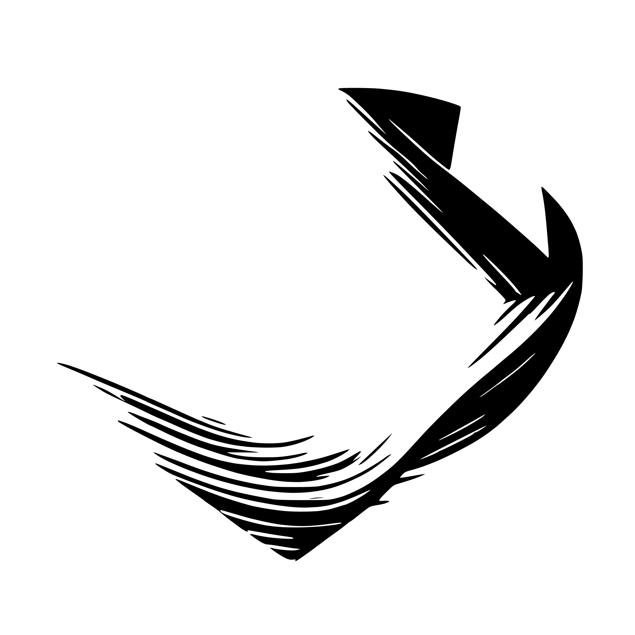 AI-generated SVG of 'abstract shape and lines flow'