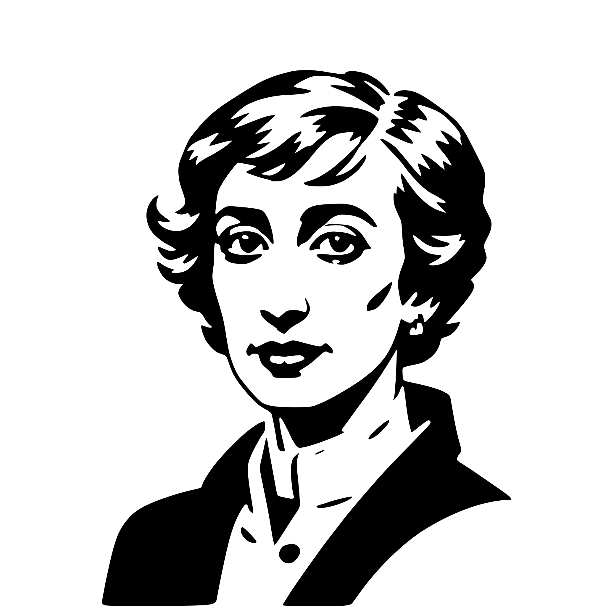 AI-generated SVG of a georgia o'keeffe