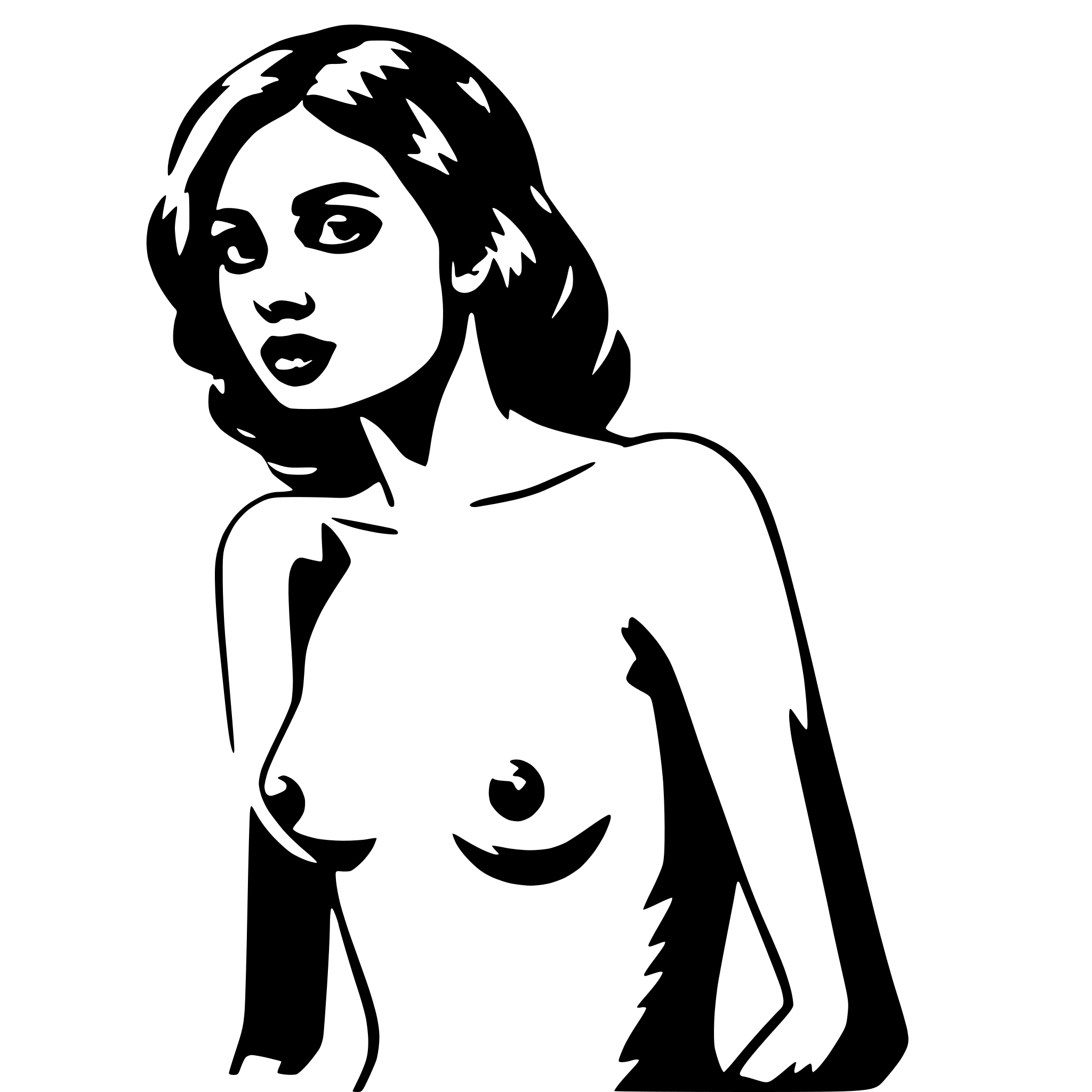 AI-generated SVG of 'Nude'