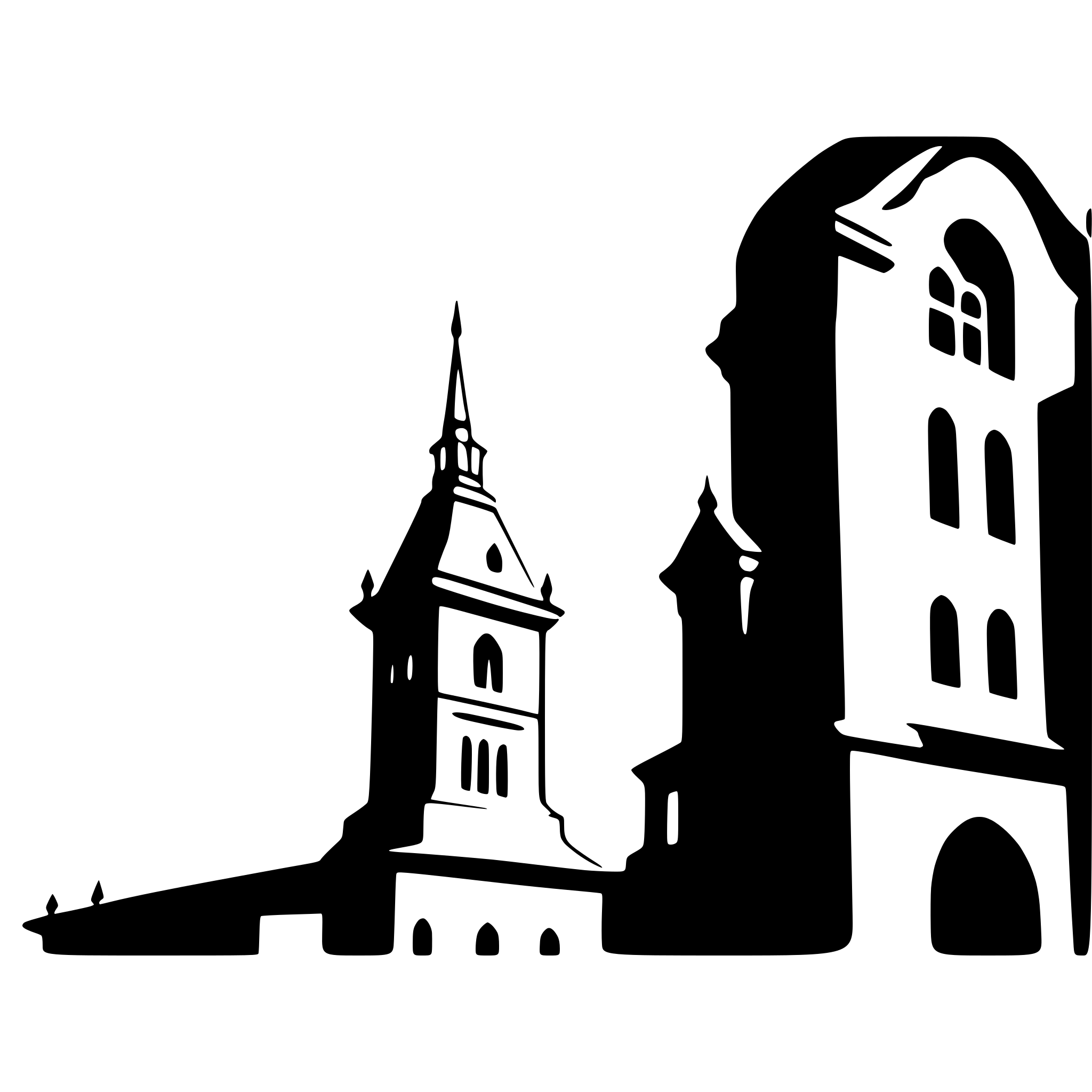 AI-generated SVG of a Court house.