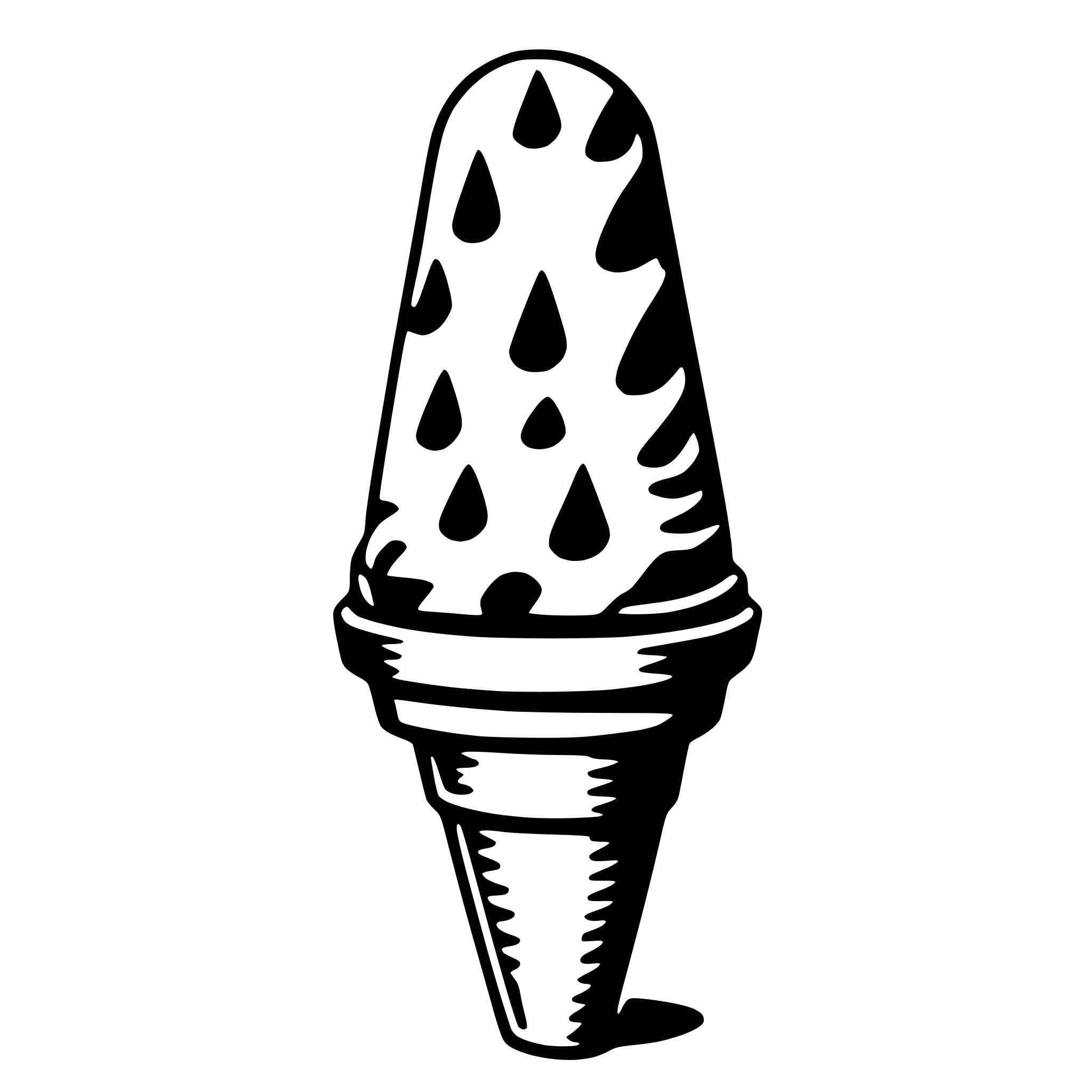 AI-generated SVG of 'ice cream cone'