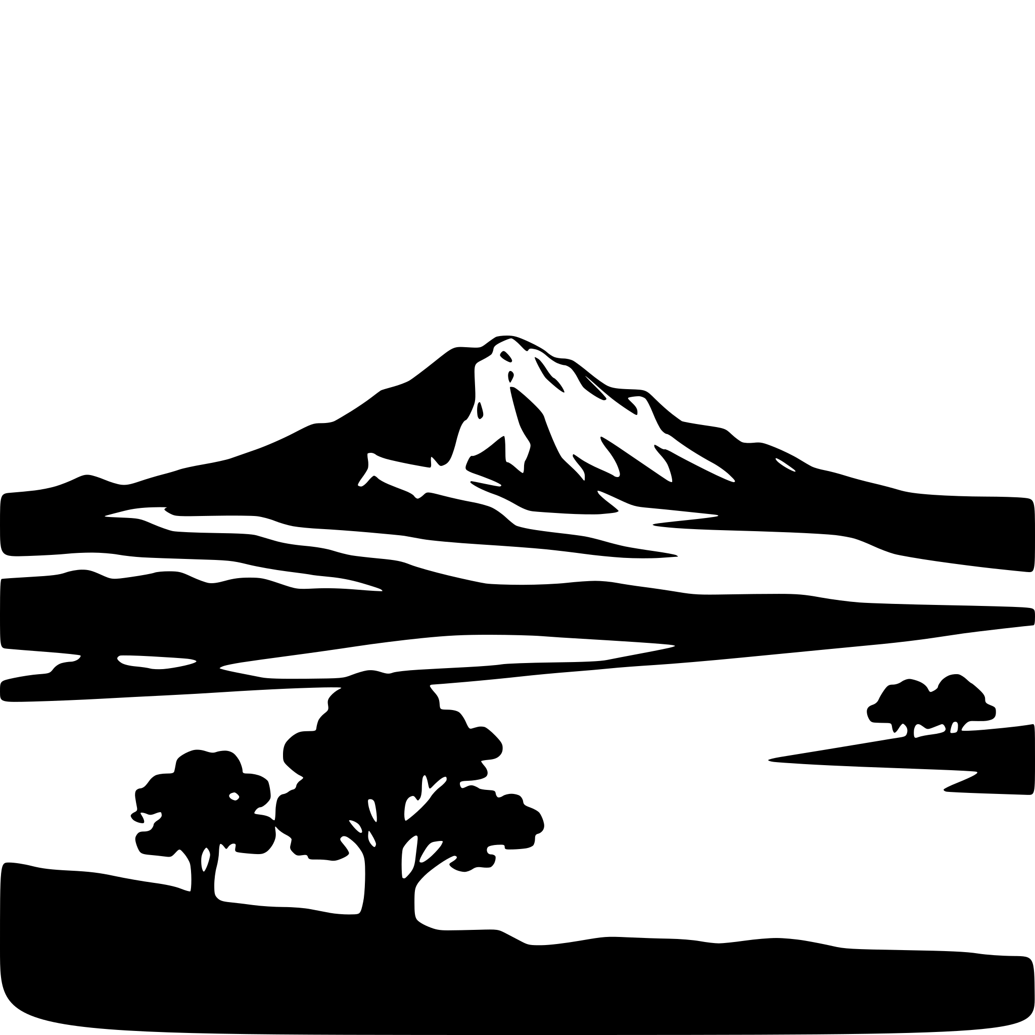 AI-generated SVG of a landscape with mount Olympus