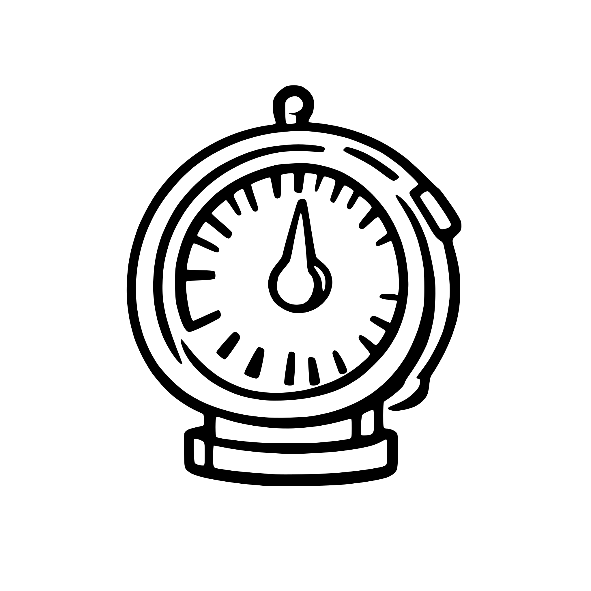 AI-generated SVG of a single digit odometer icon