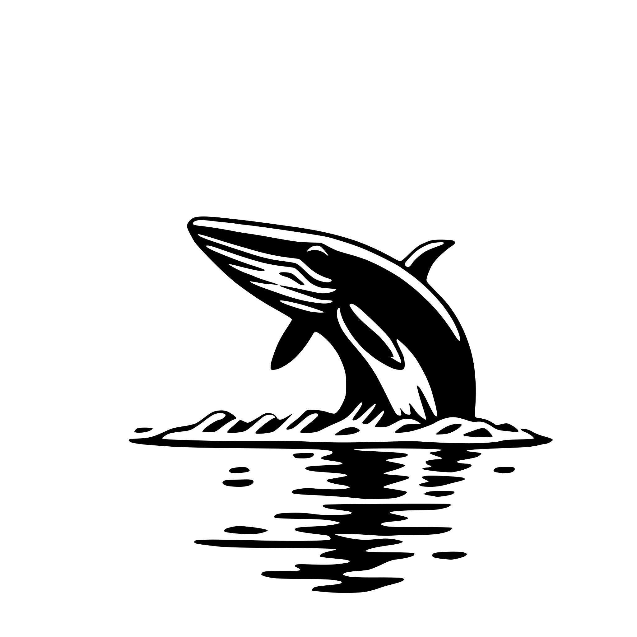 AI-generated SVG of 'blue whale'