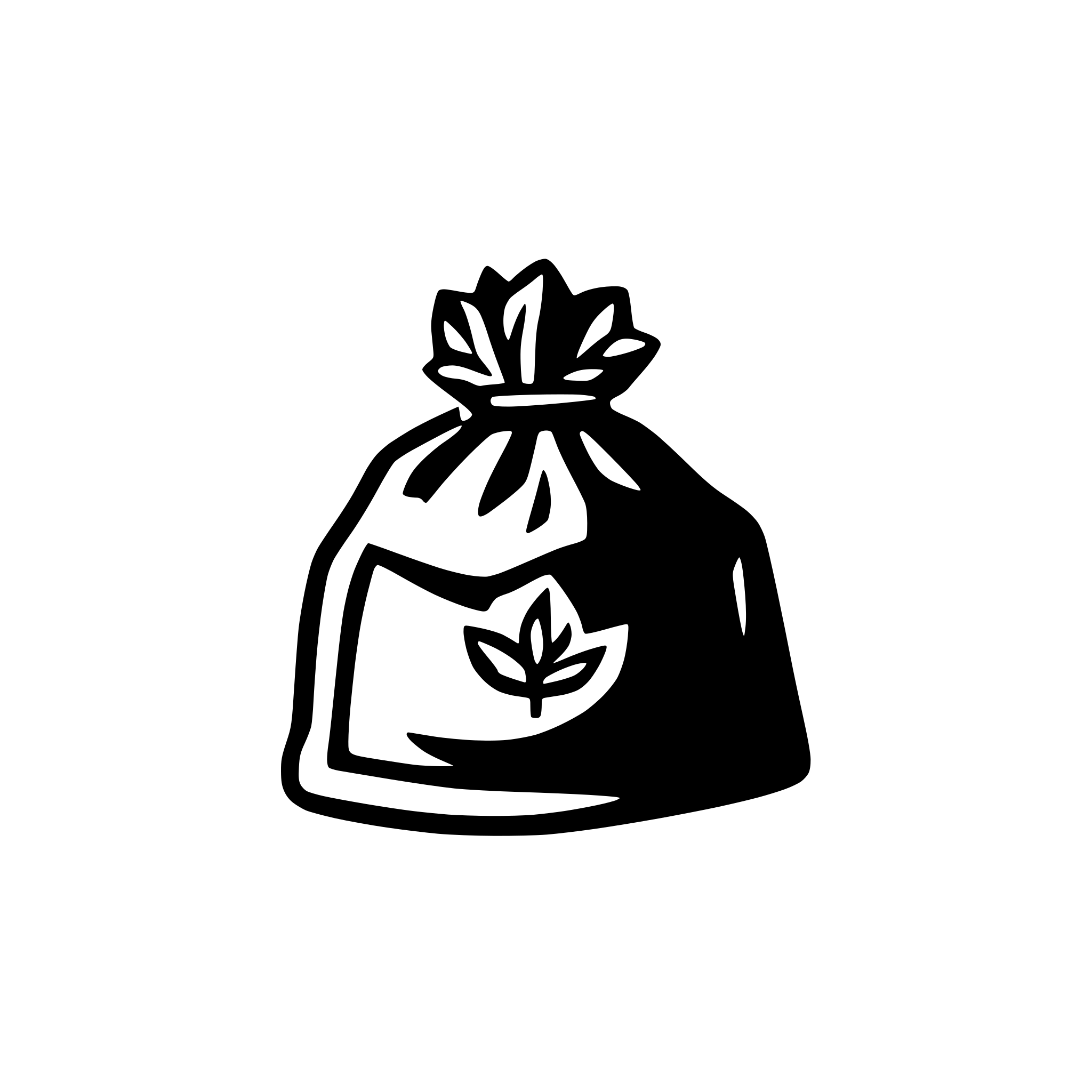 AI-generated SVG of a garbage bag