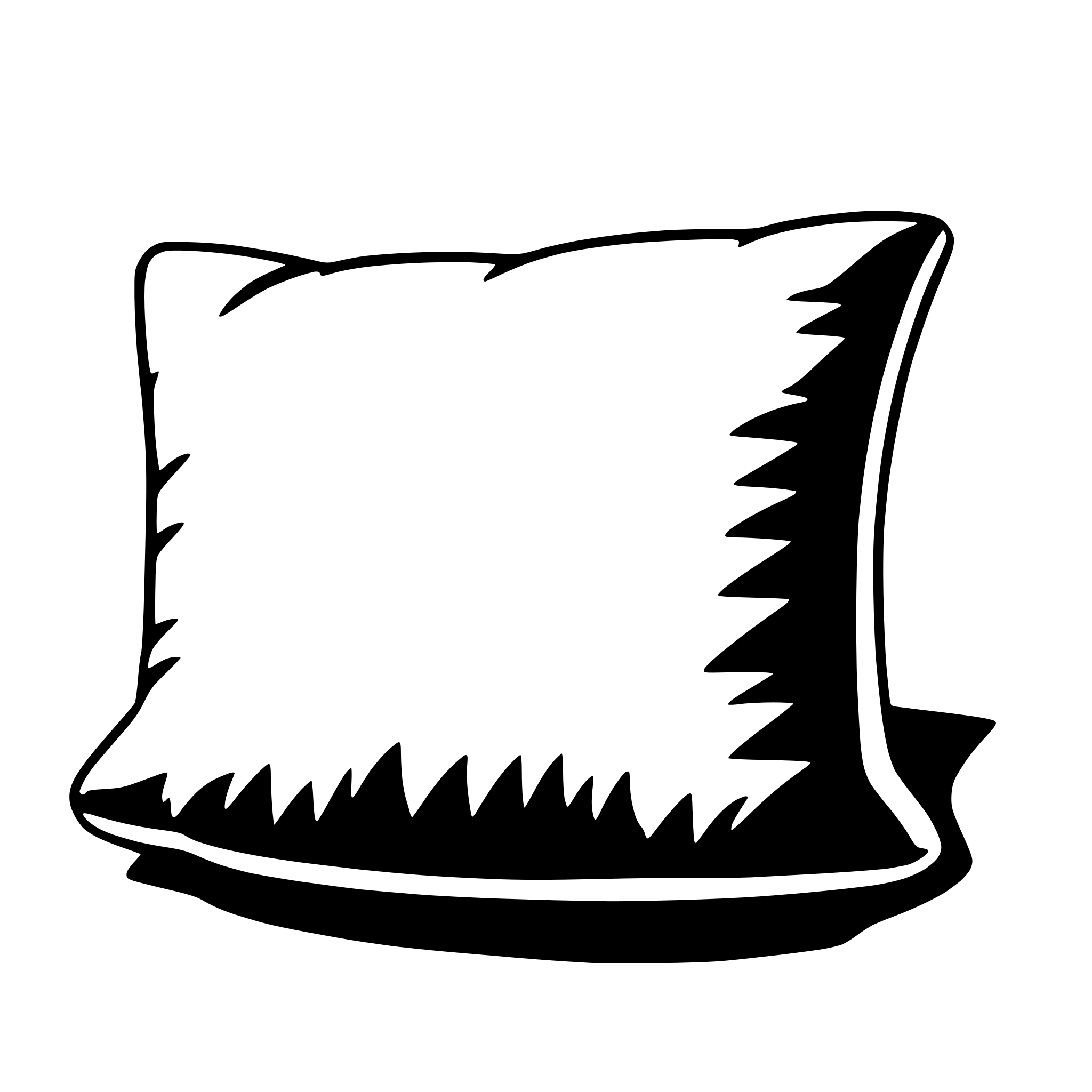AI-generated SVG of 'pillow'