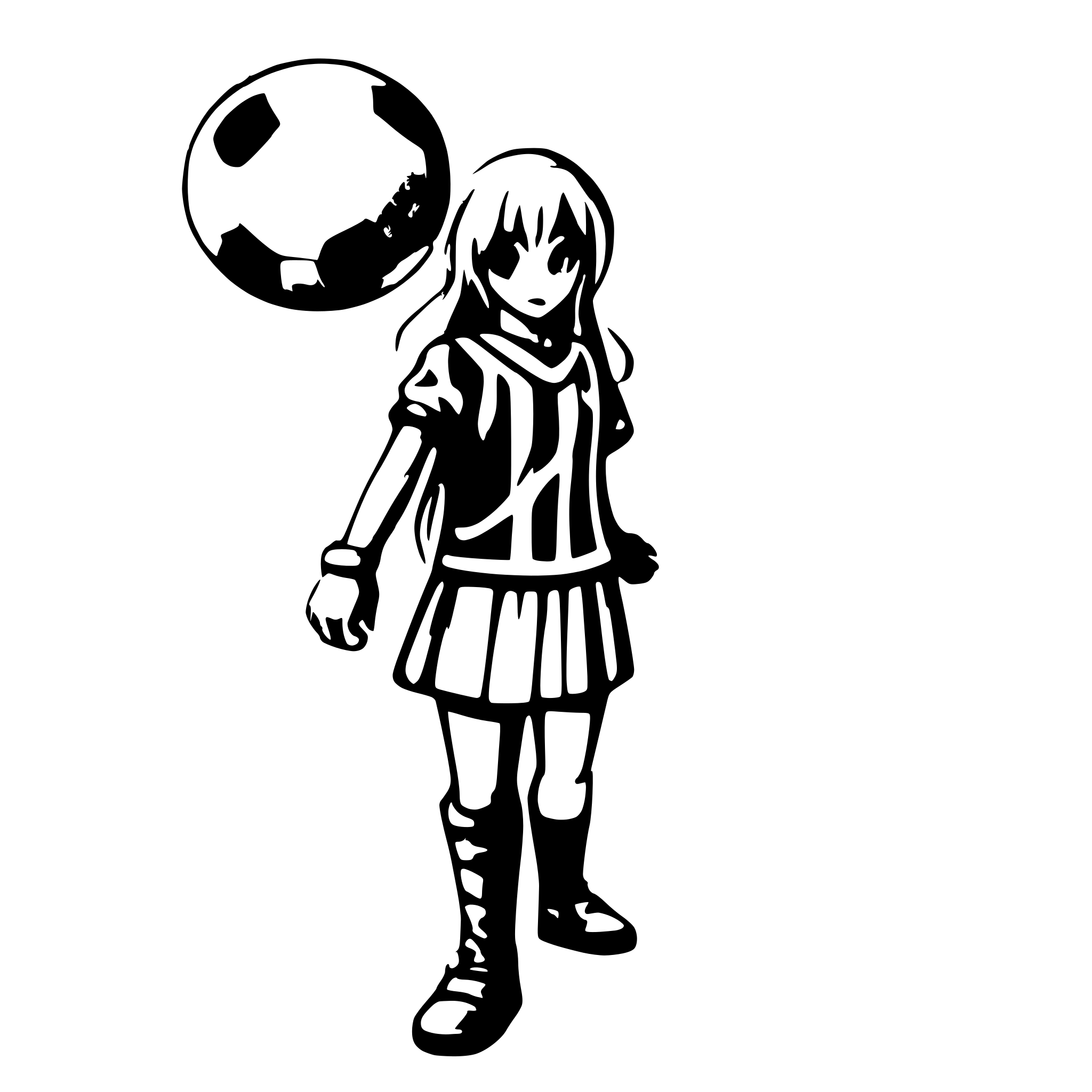 AI-generated SVG of a Fußballspiel