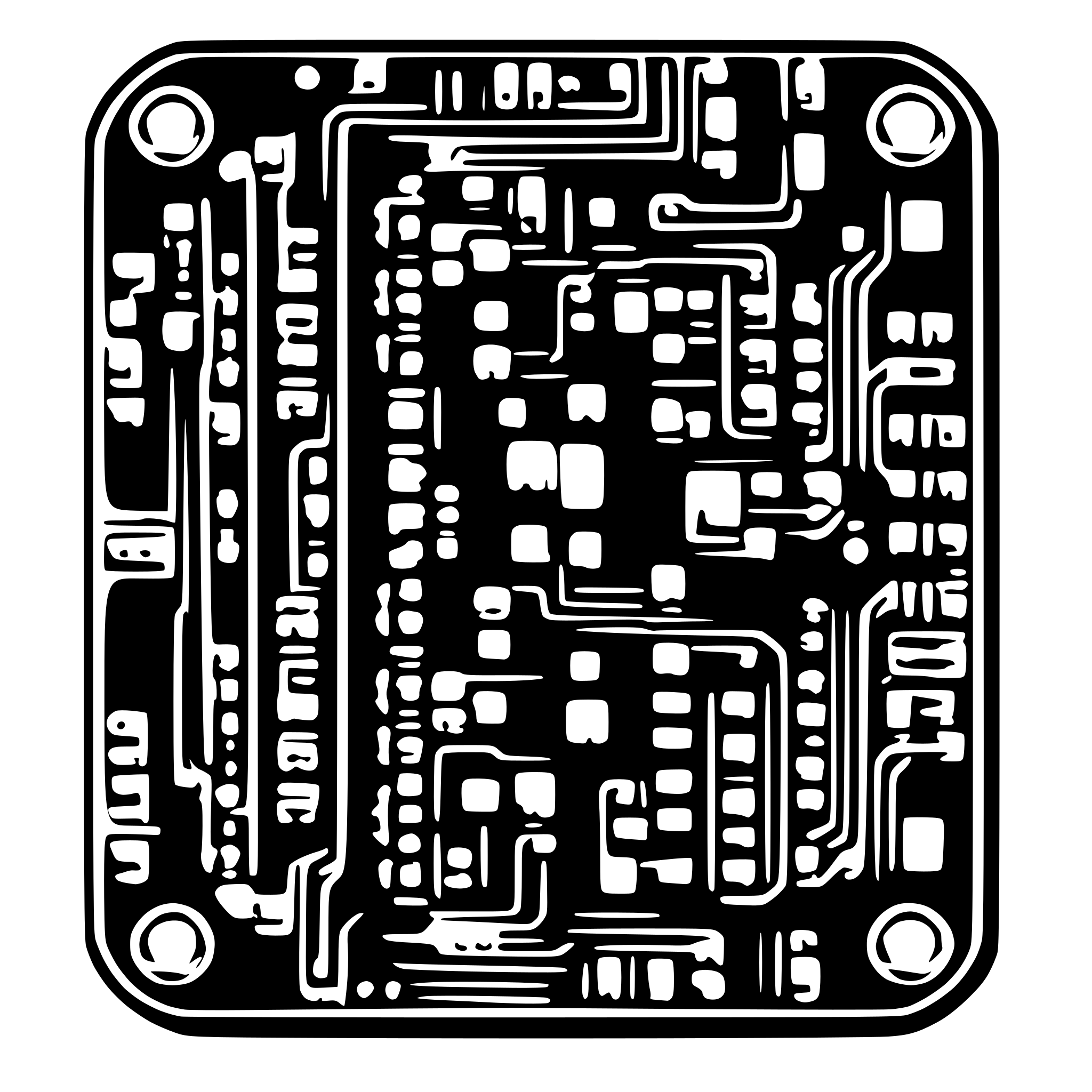 AI-generated SVG of 'circuit board'