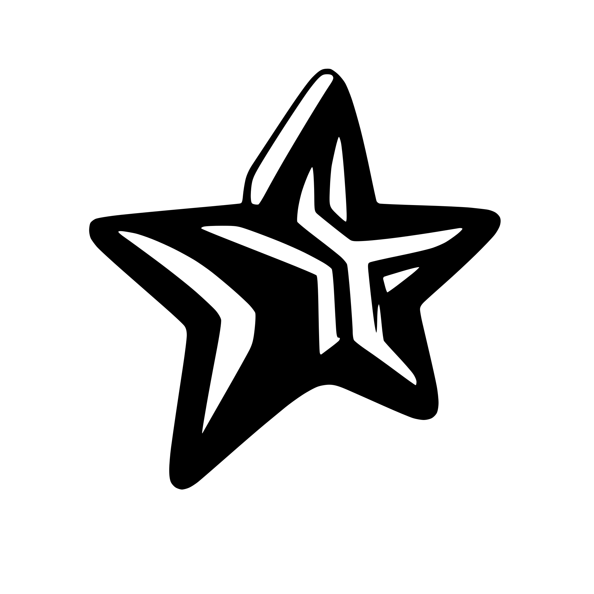 AI-generated SVG of a star