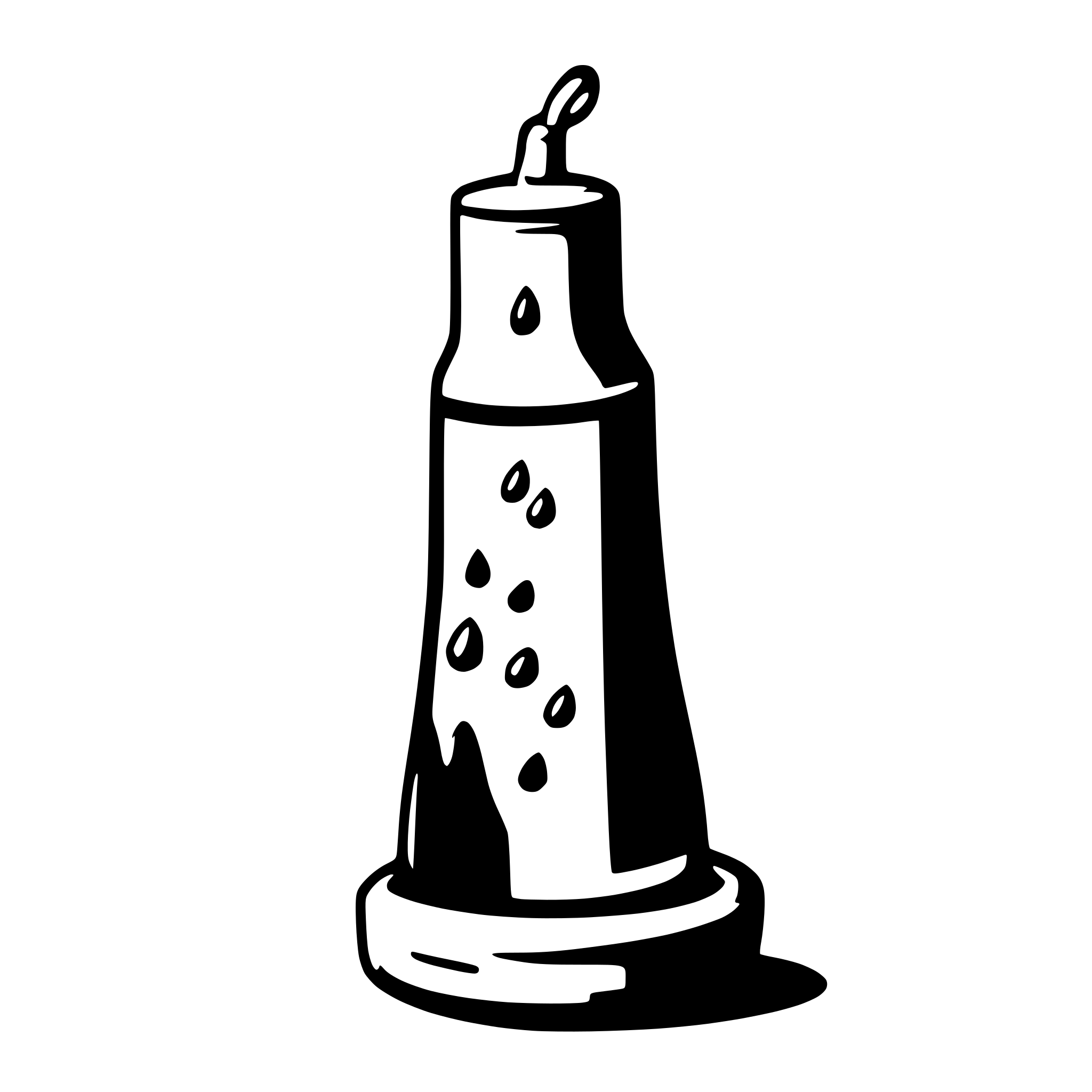 AI-generated SVG of 'Simple Red Lava Lamp'
