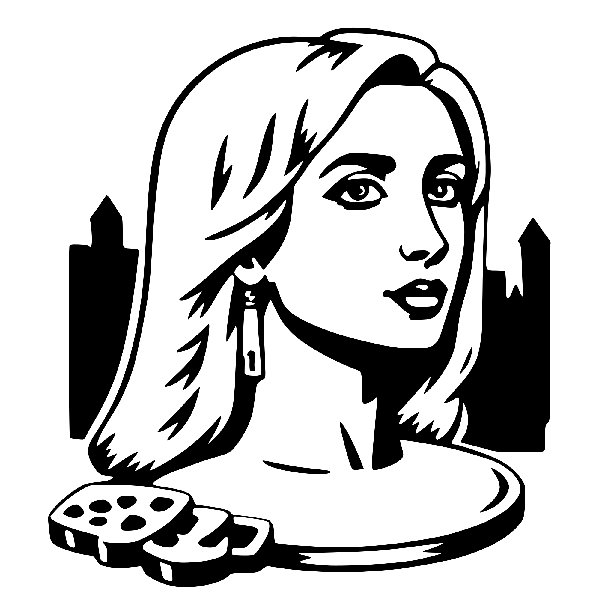 AI-generated SVG of a astarte