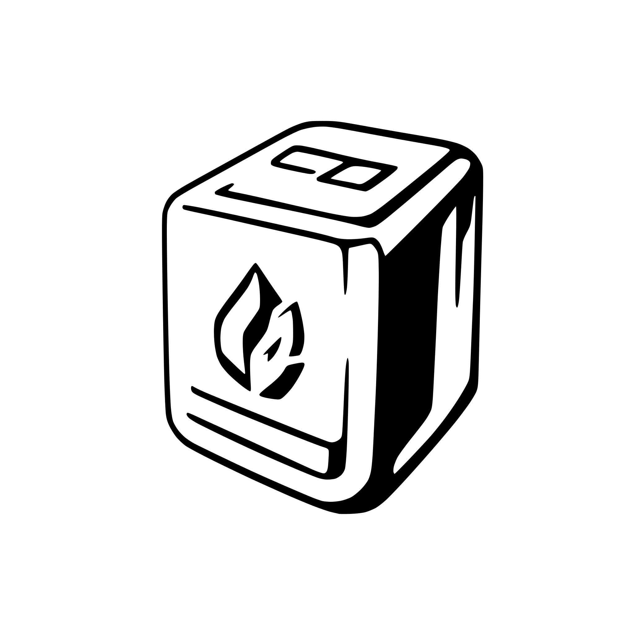 AI-generated SVG of a perspective view of steel ingot