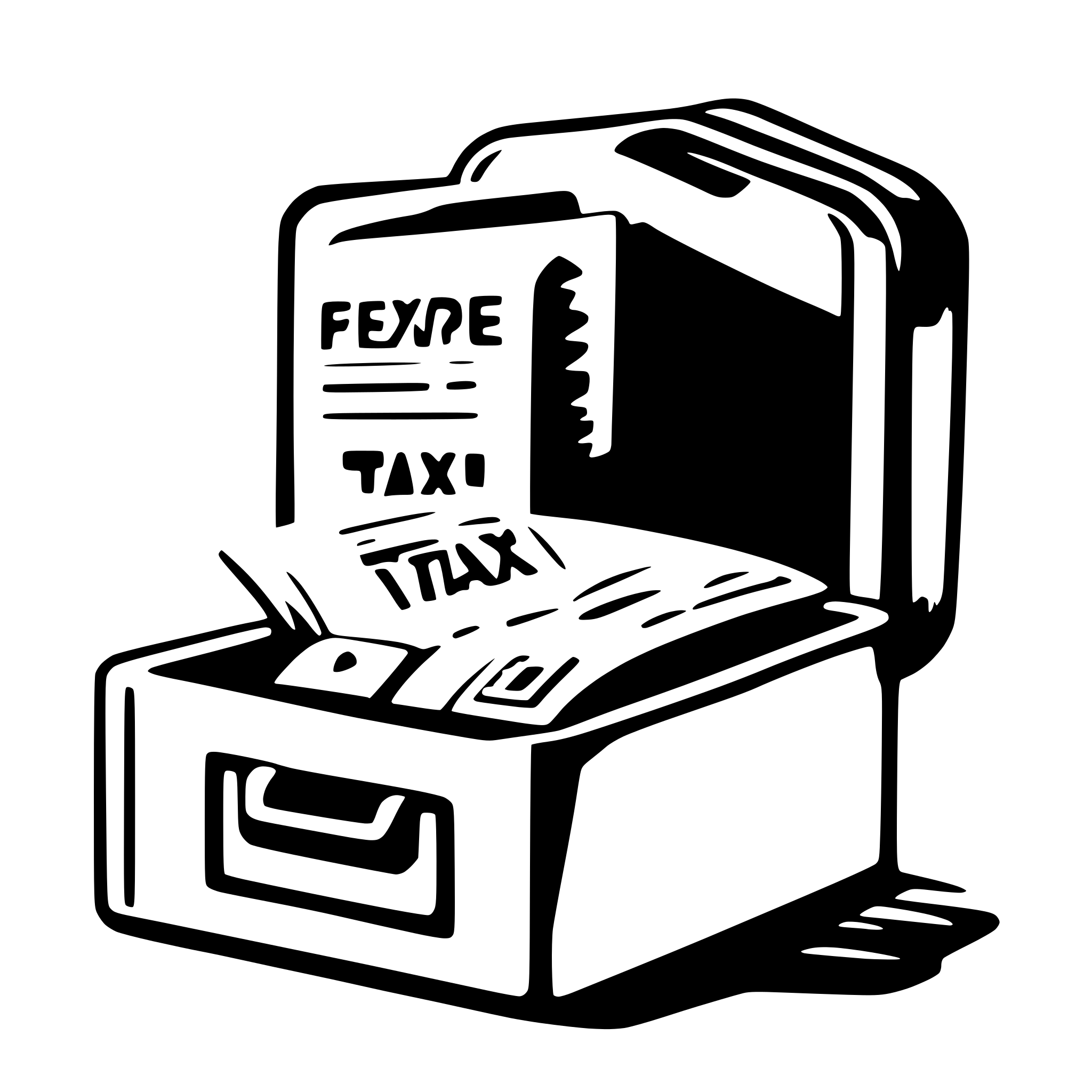 AI-generated SVG of 'express tax'
