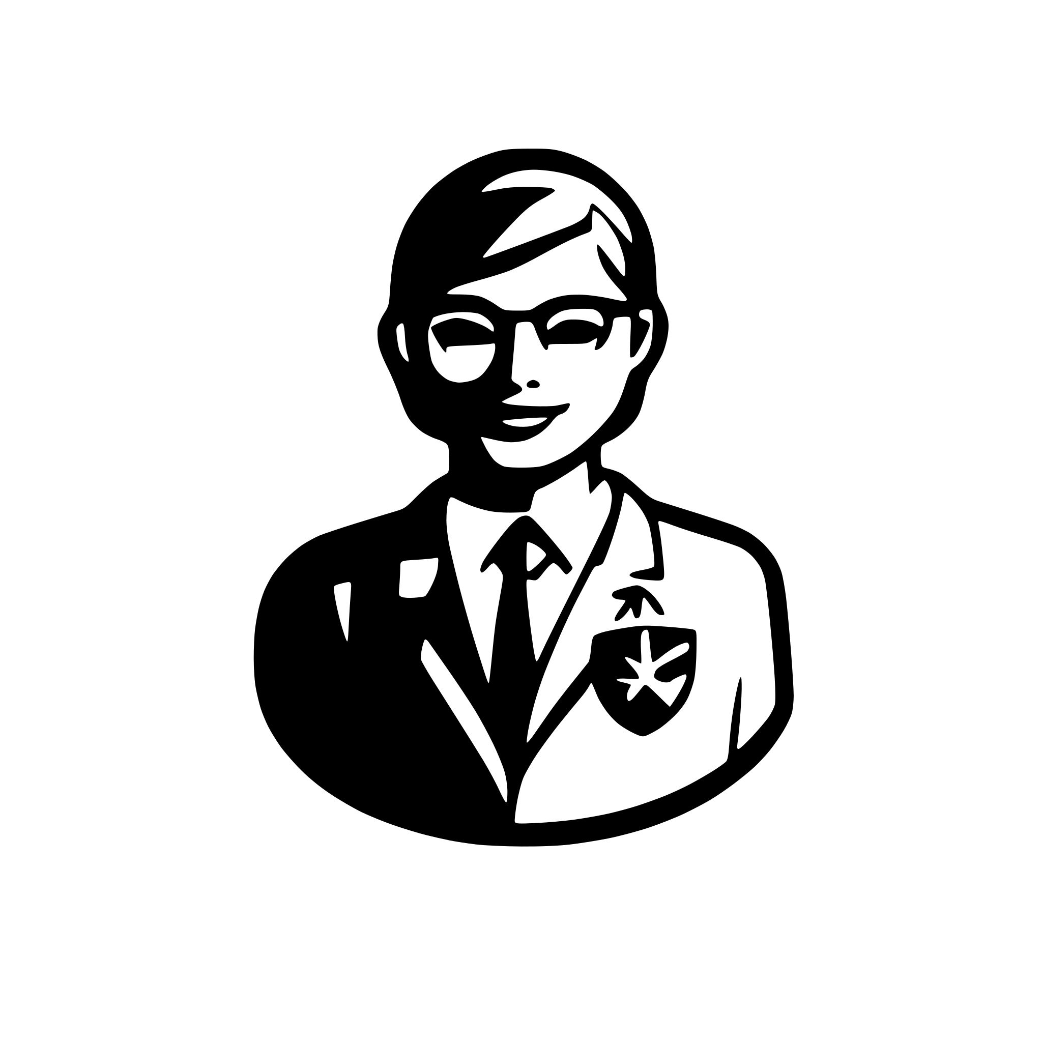 AI-generated SVG of a minimalistic lawyer logo