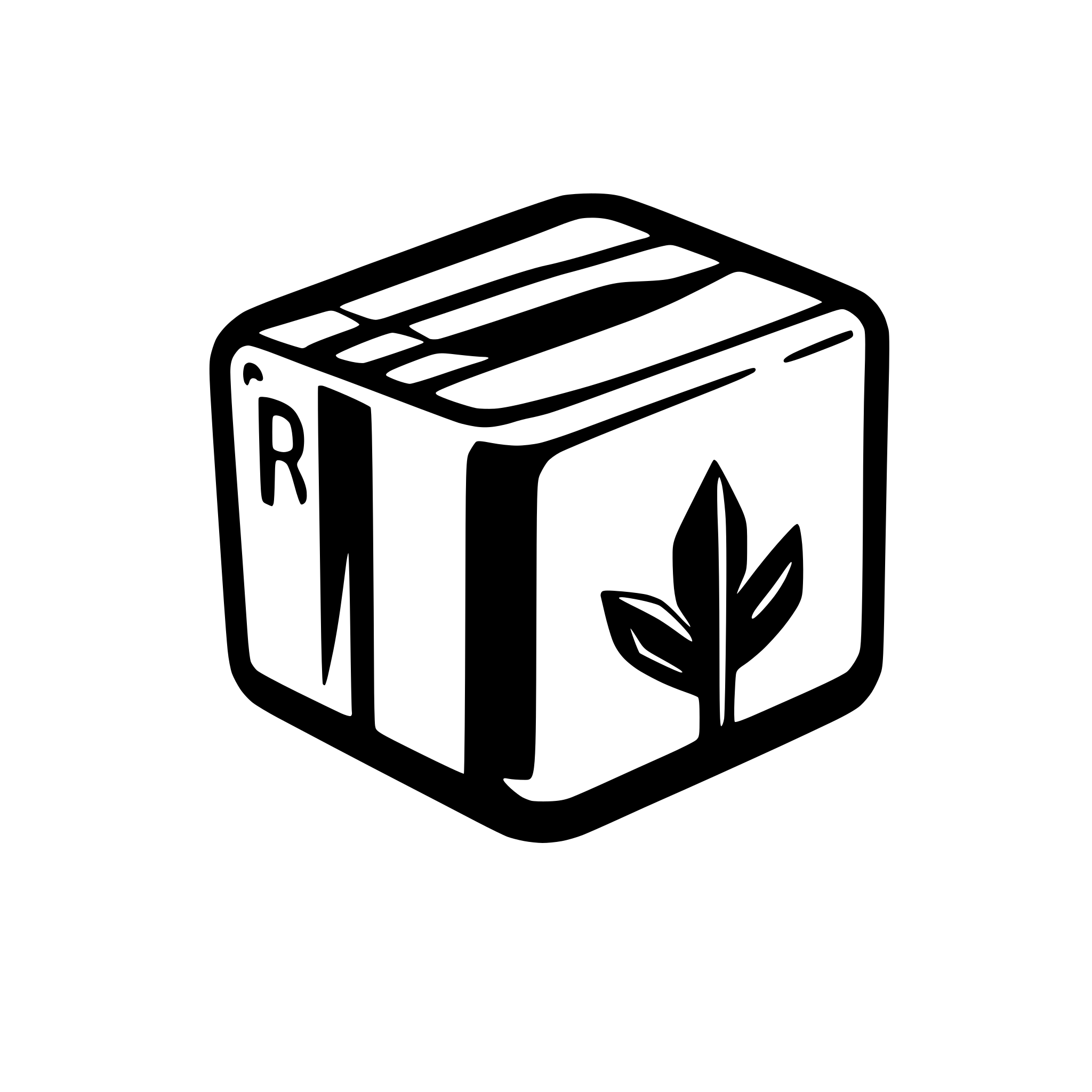 AI-generated SVG of 'Rotated square logo saying RoLink'