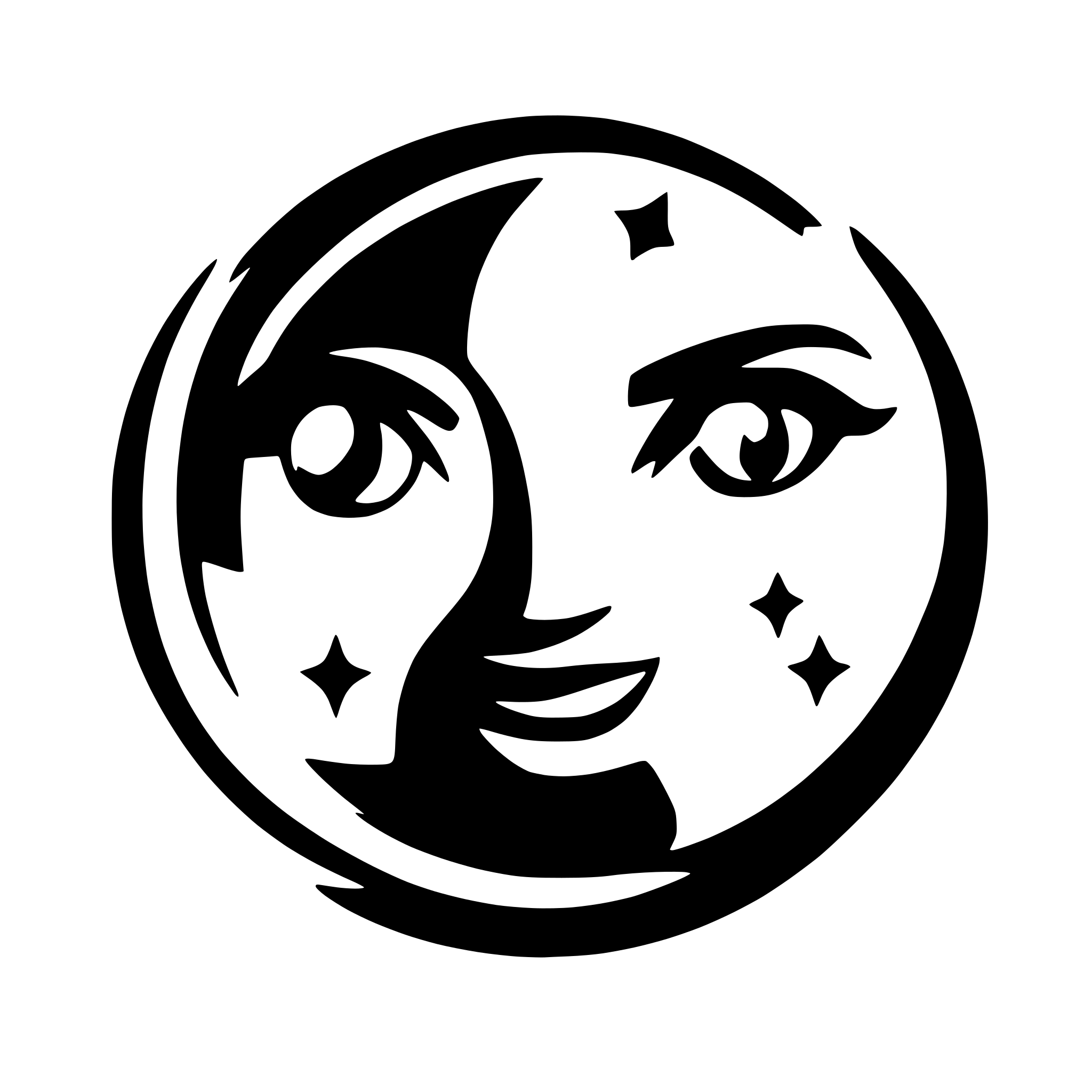 AI-generated SVG of a bloxstraps logo but with a moon ins phase waning cresentide (icon)