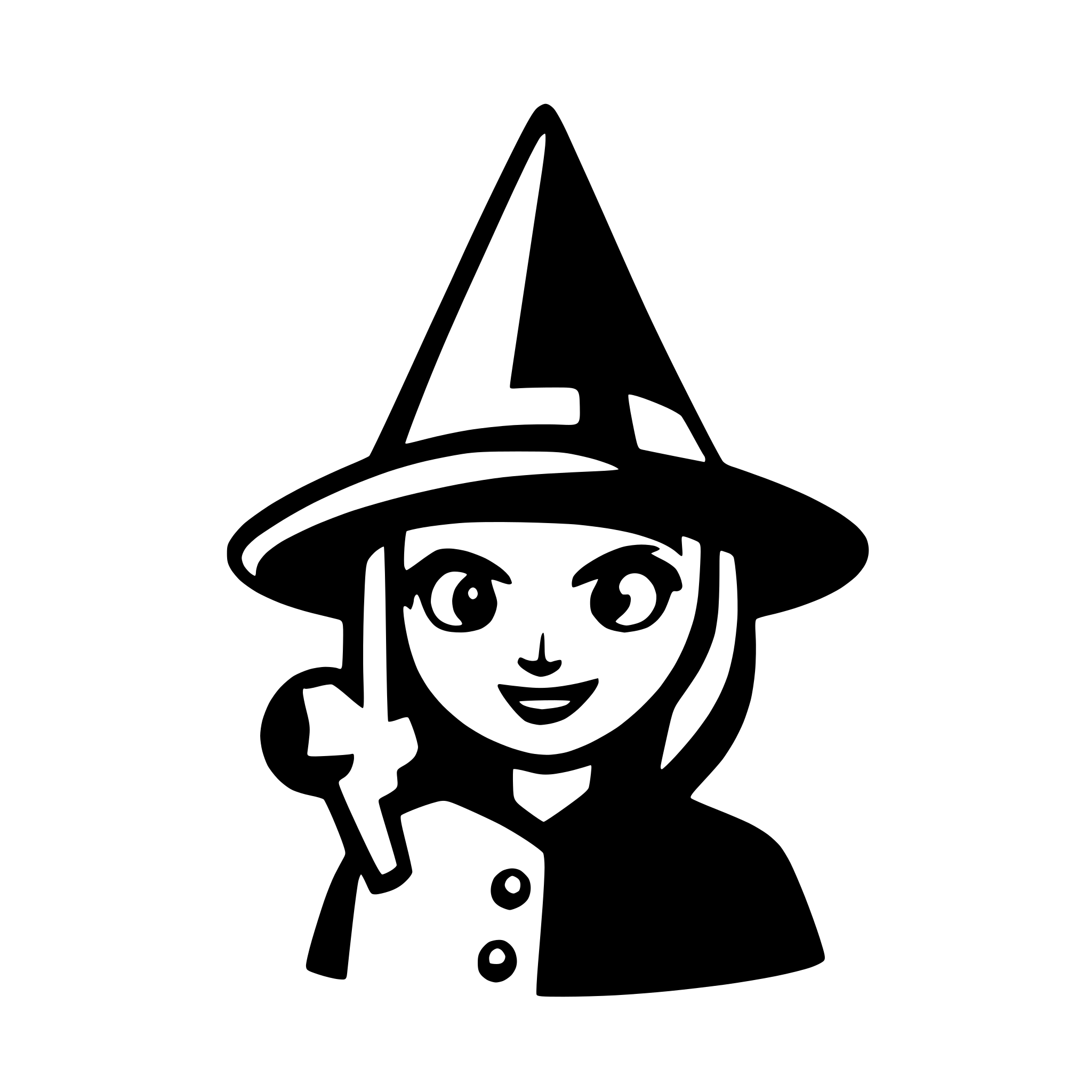 AI-generated SVG of a merlin the wizard as a web icon