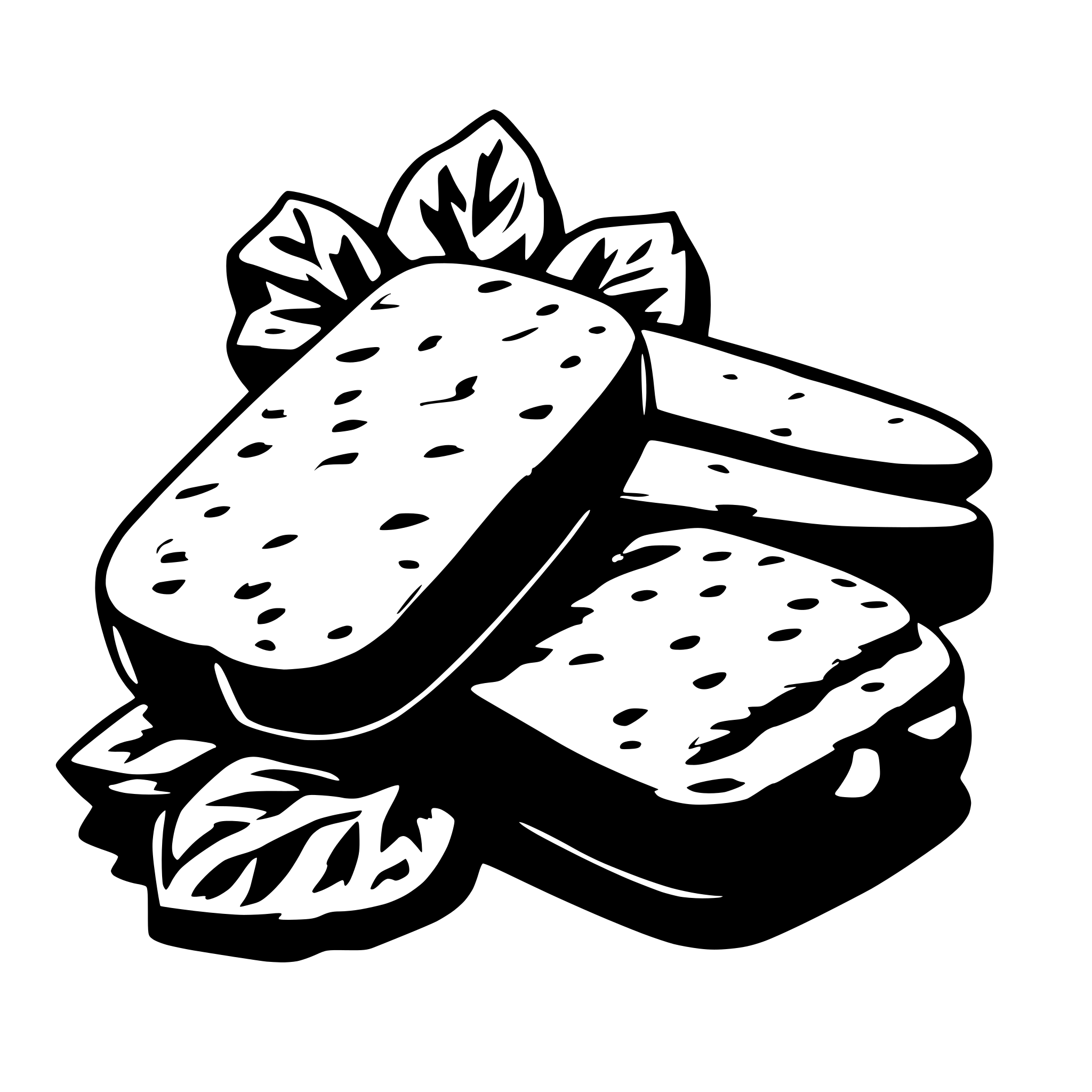 AI-generated SVG of a nederlandse snack kroket