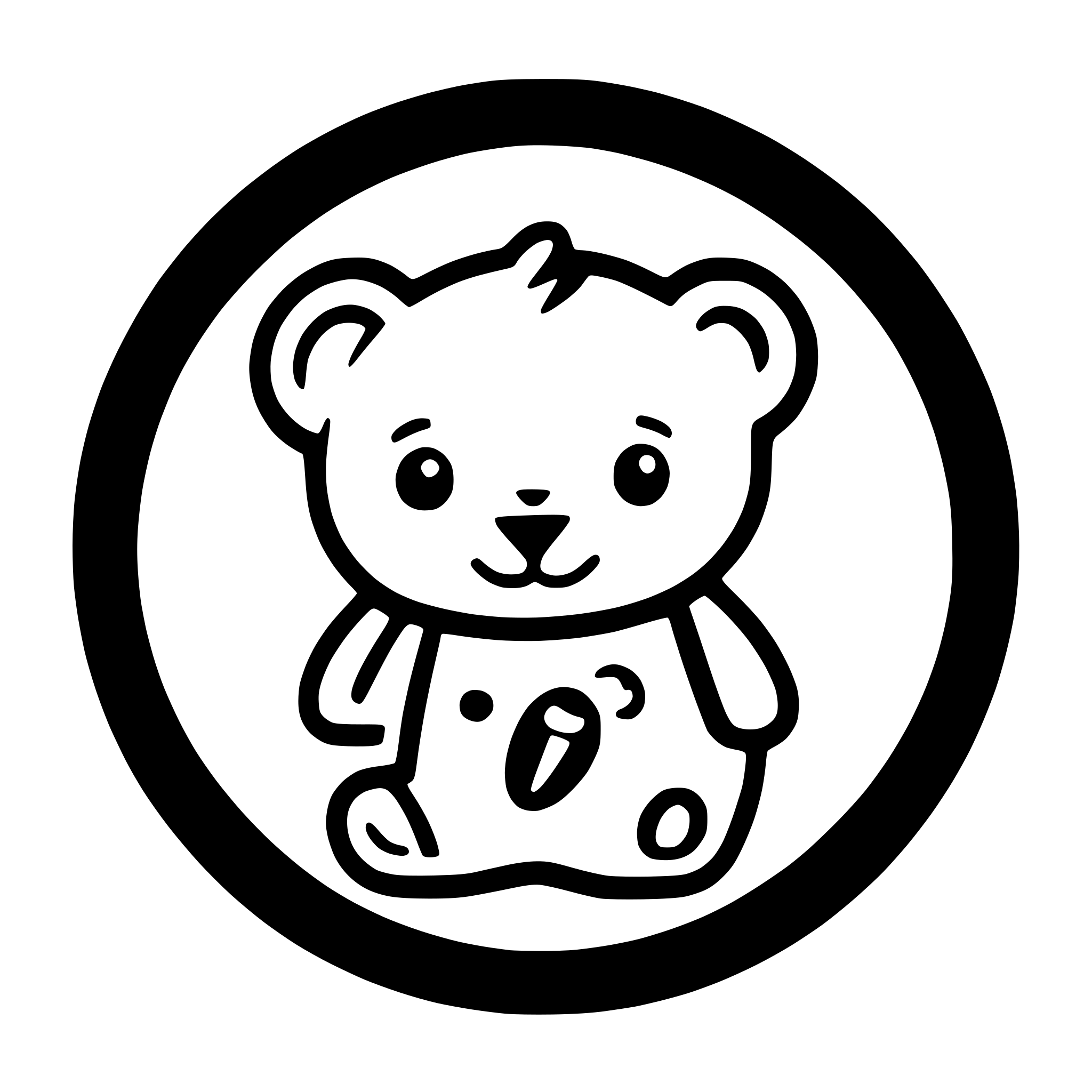 AI-generated SVG of a Pediatrics An icon of a pacifier, baby bottle, or a teddy bear, representing child healthcare.