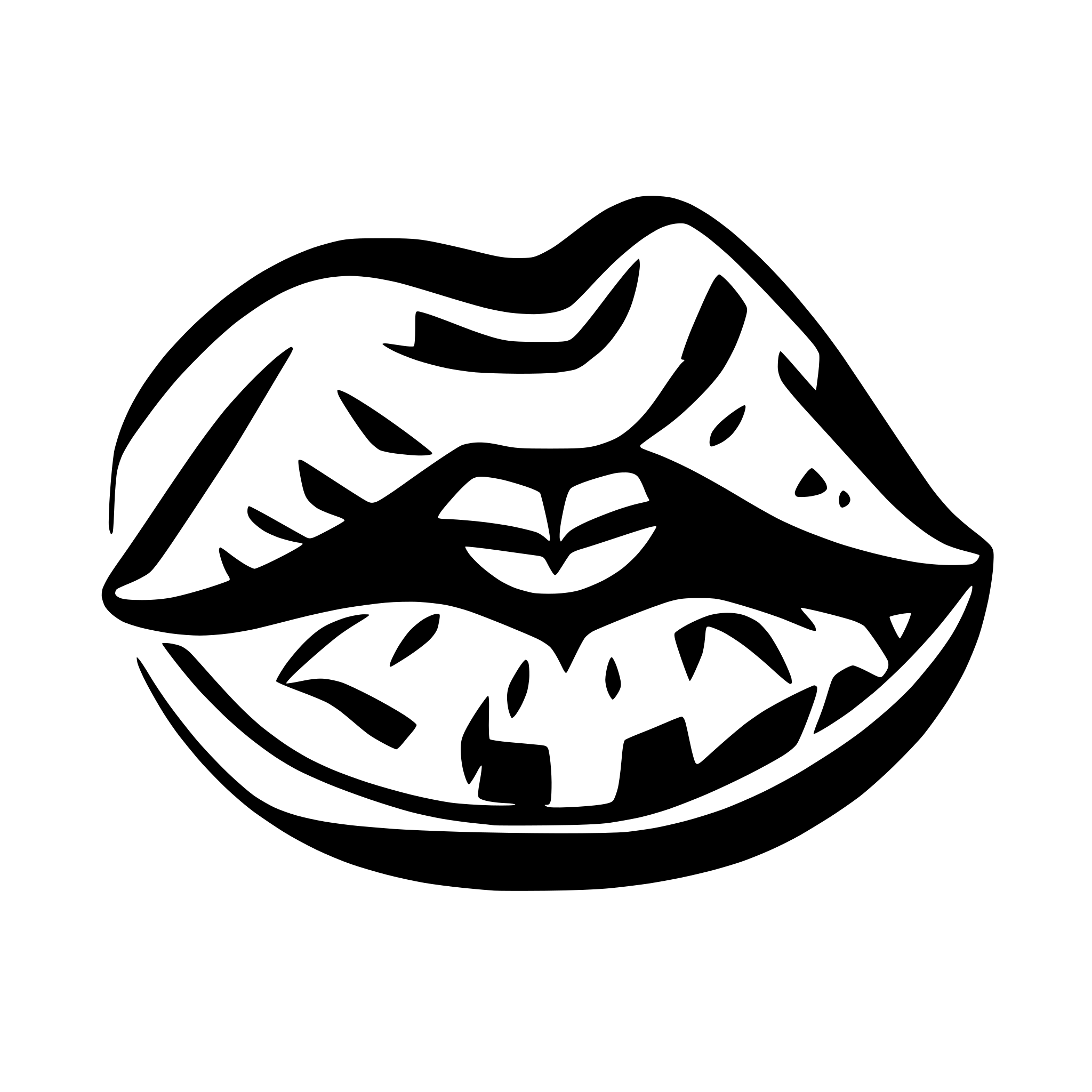 AI-generated SVG of a sexy bitting lips