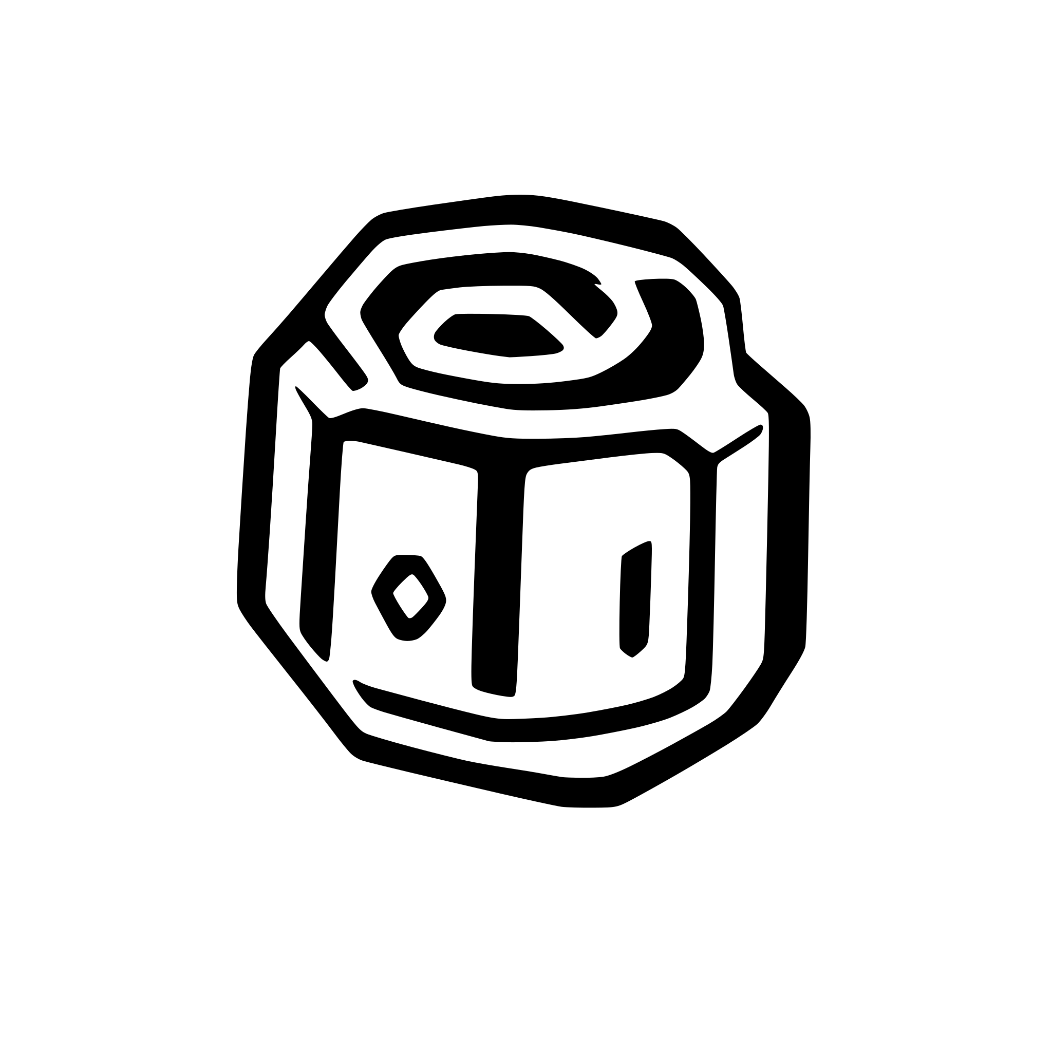 AI-generated SVG of a create an svg favicon Hex nut