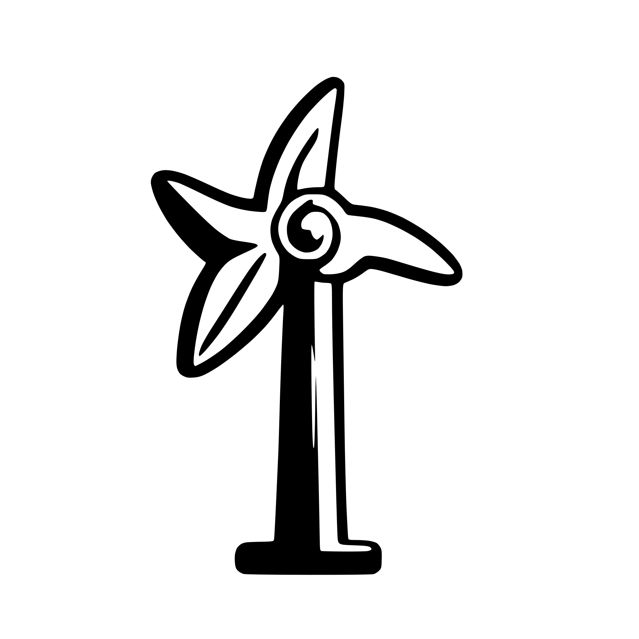 AI-generated SVG of 'wind generator'