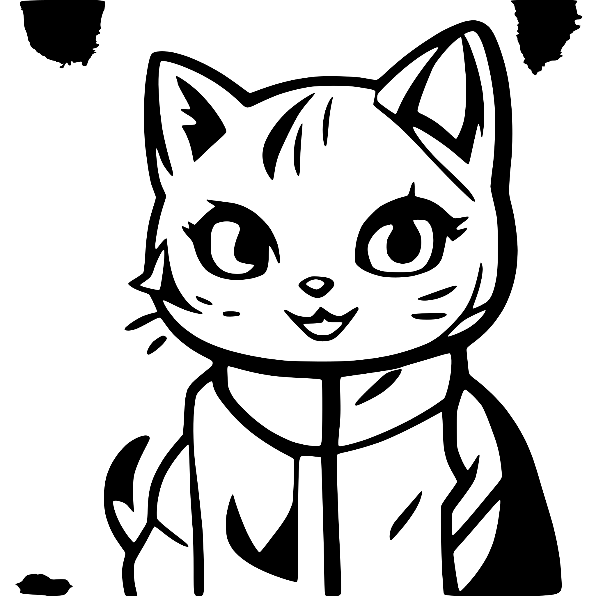 AI-generated SVG of a cat