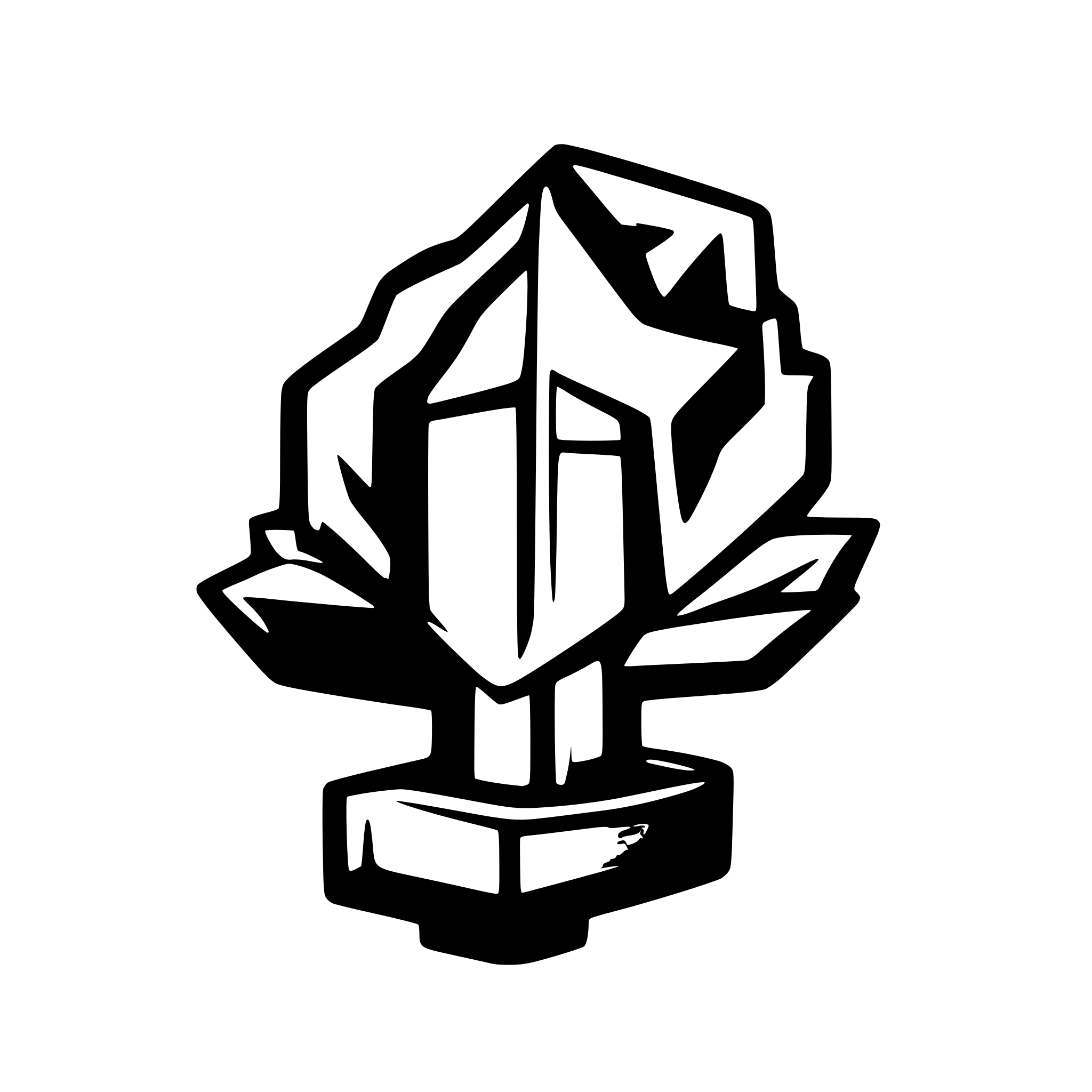 AI-generated SVG of a ark forge labs