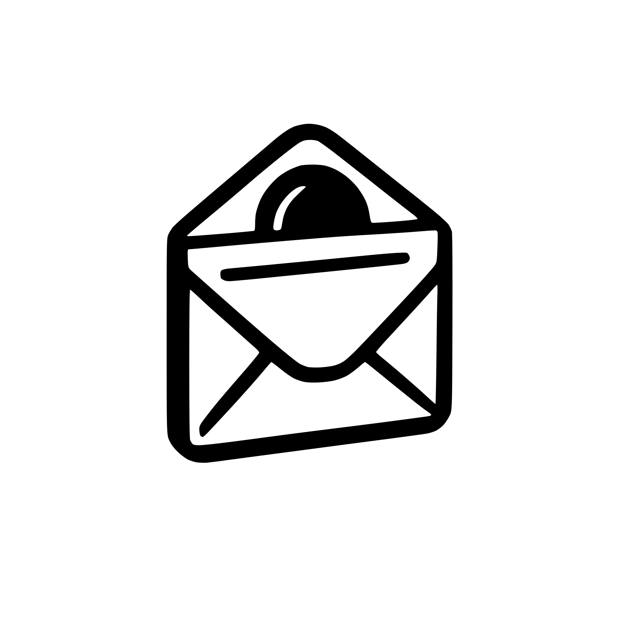 AI-generated SVG of 'envelope with wax seal'