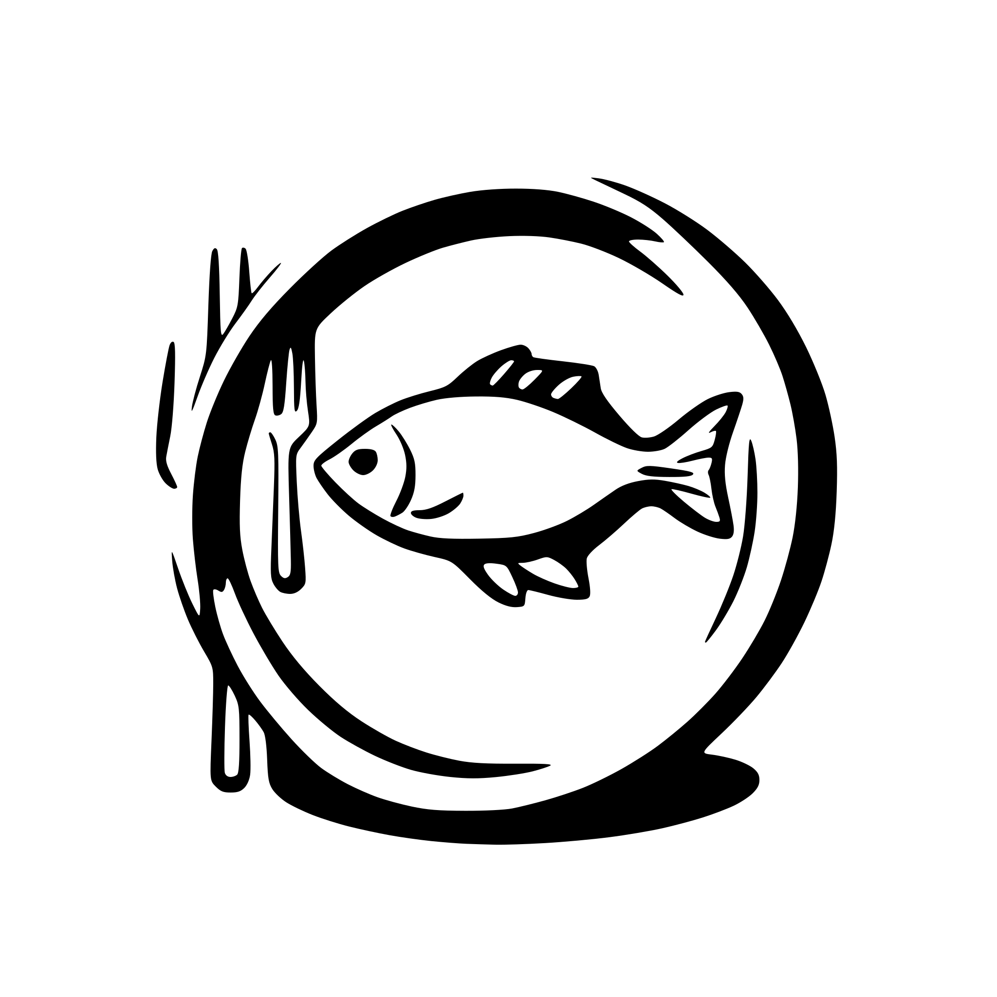 AI-generated SVG of a exquisite gourmet delicacy fish on a rich beautiful feast