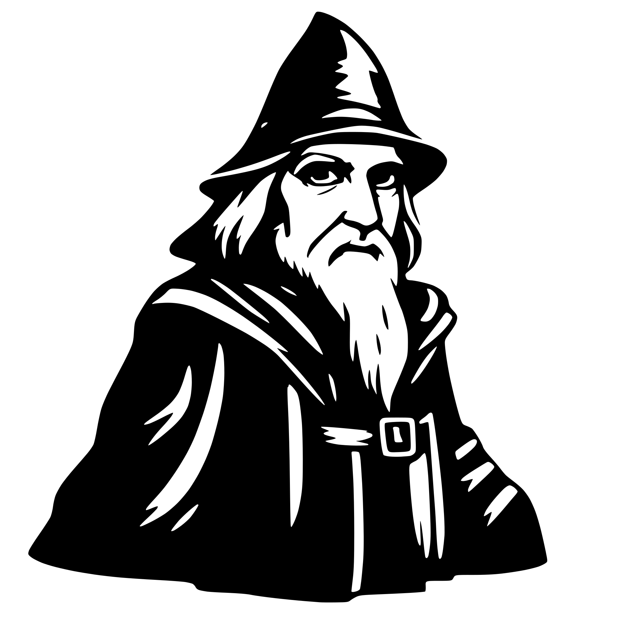 AI-generated SVG of 'wizard svg'