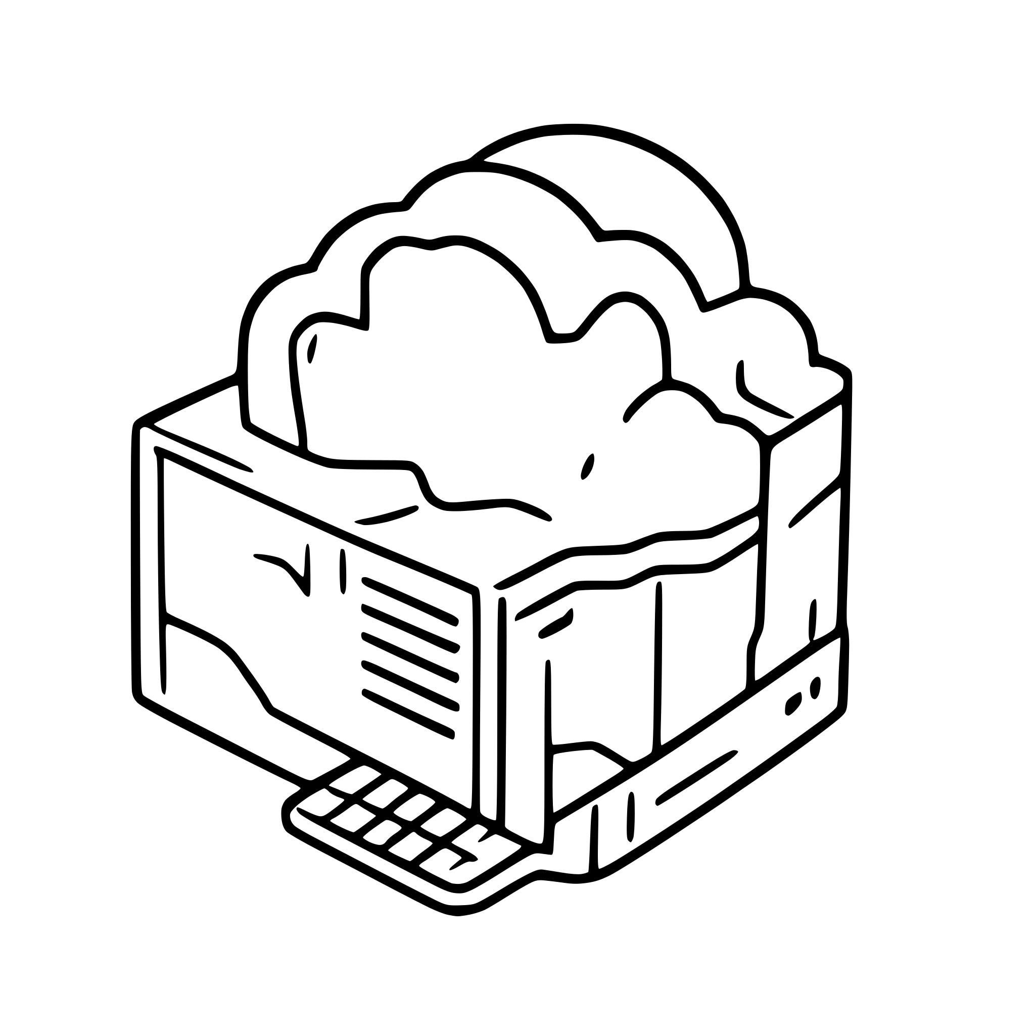 AI-generated SVG of 'cloud aws server'