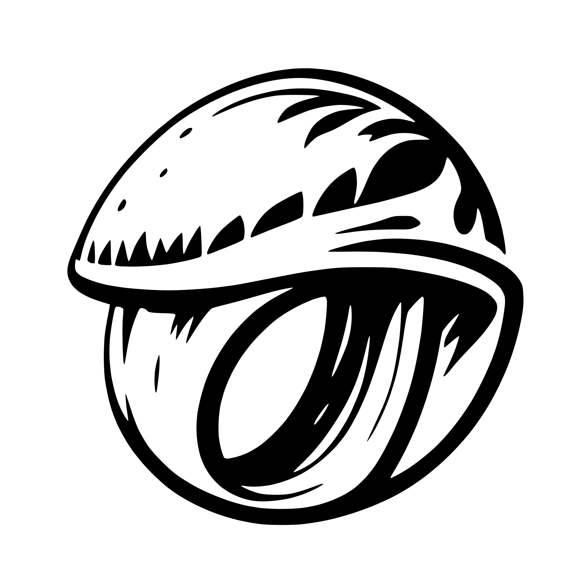 AI-generated SVG of a A ring for the whole size. A ring for a smaller size. Between them there are 10,000 stripes, like under a mushroom cap