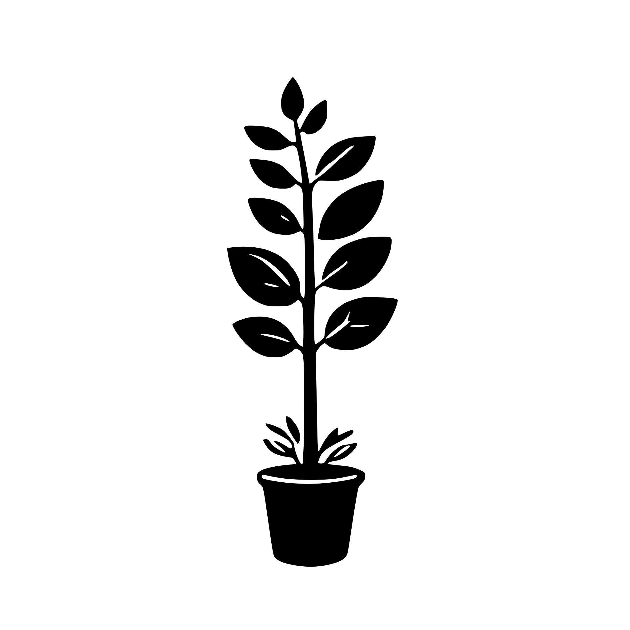 AI-generated SVG of a a plant that grows from a heart