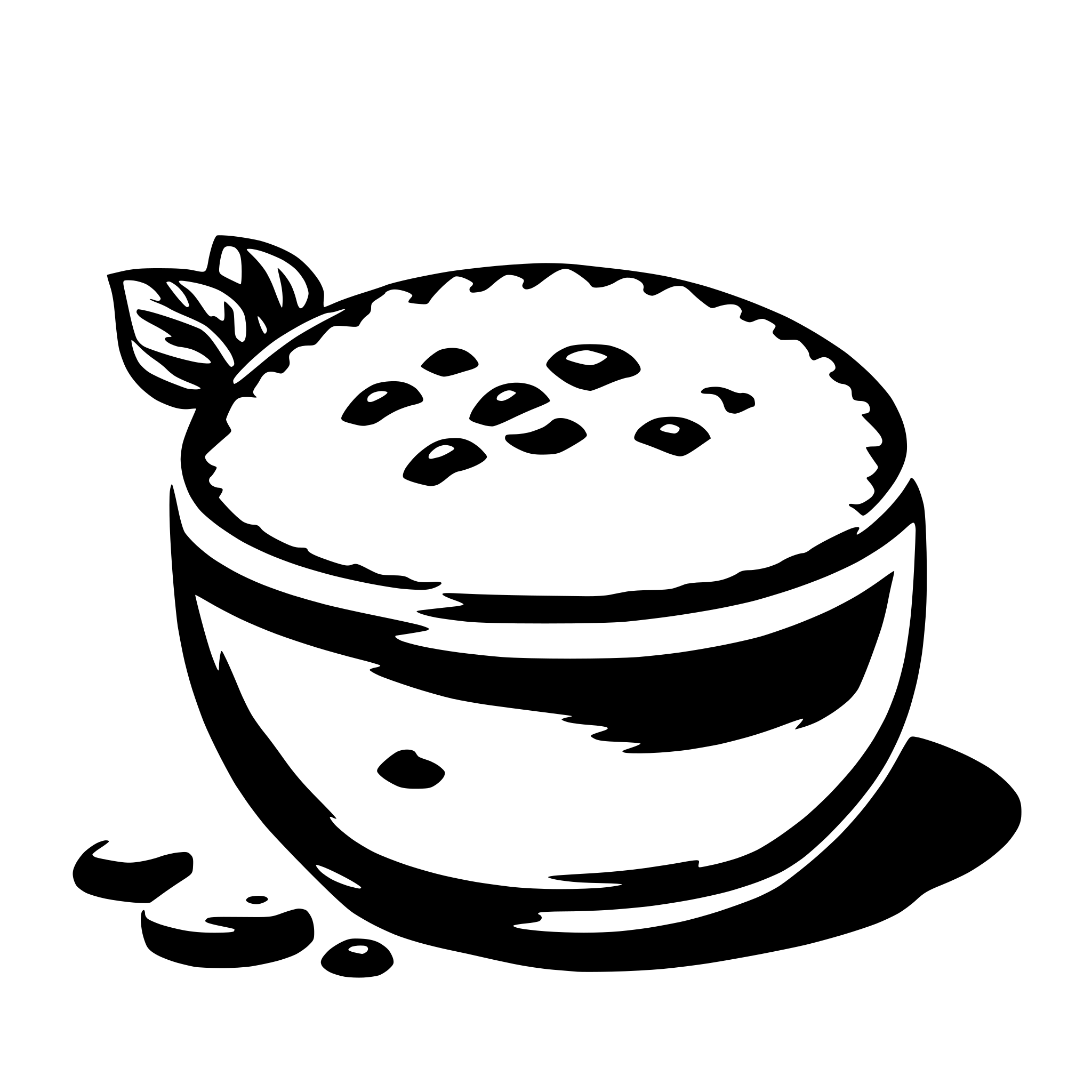 AI-generated SVG of 'Don't eat rice'