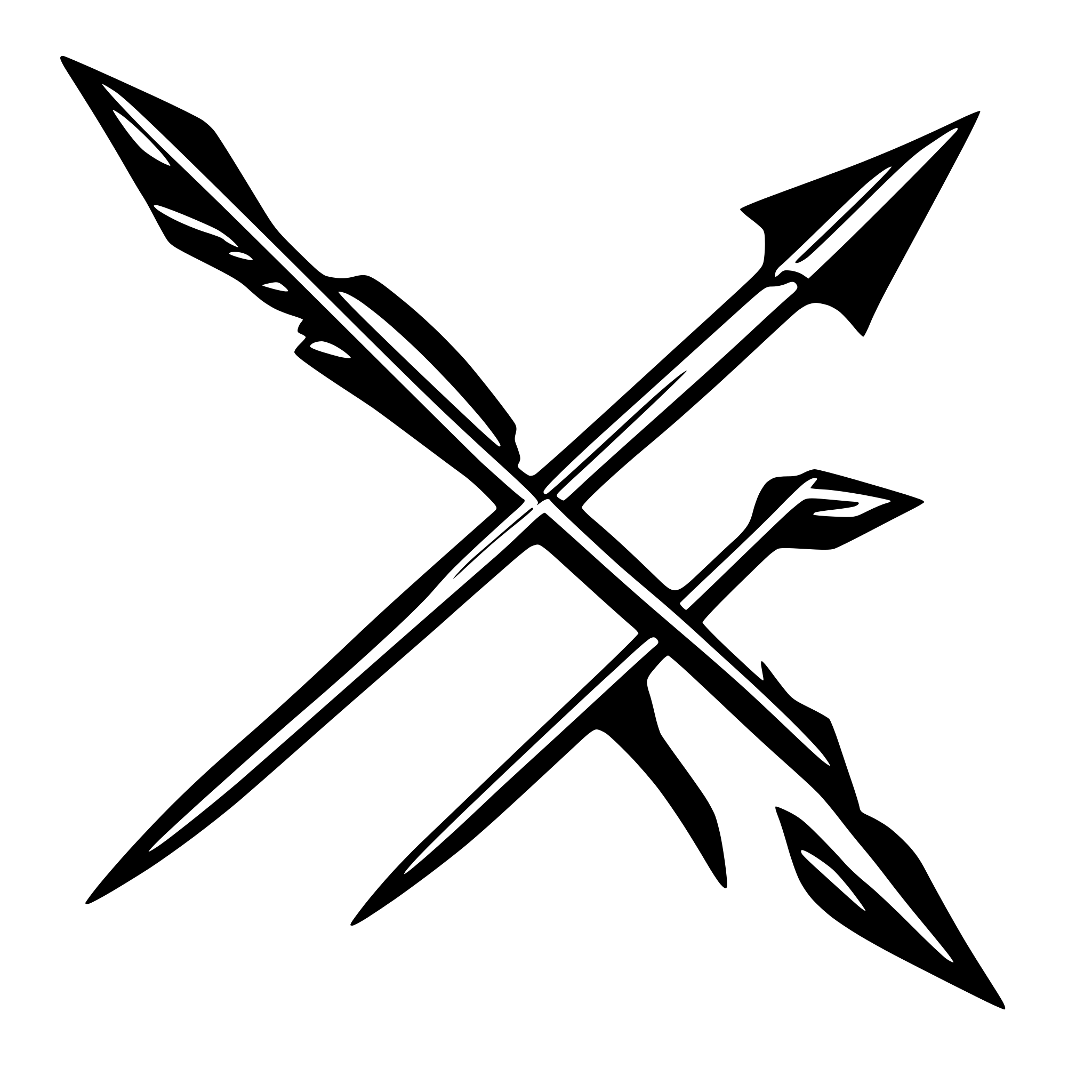 AI-generated SVG of a arrow fletching