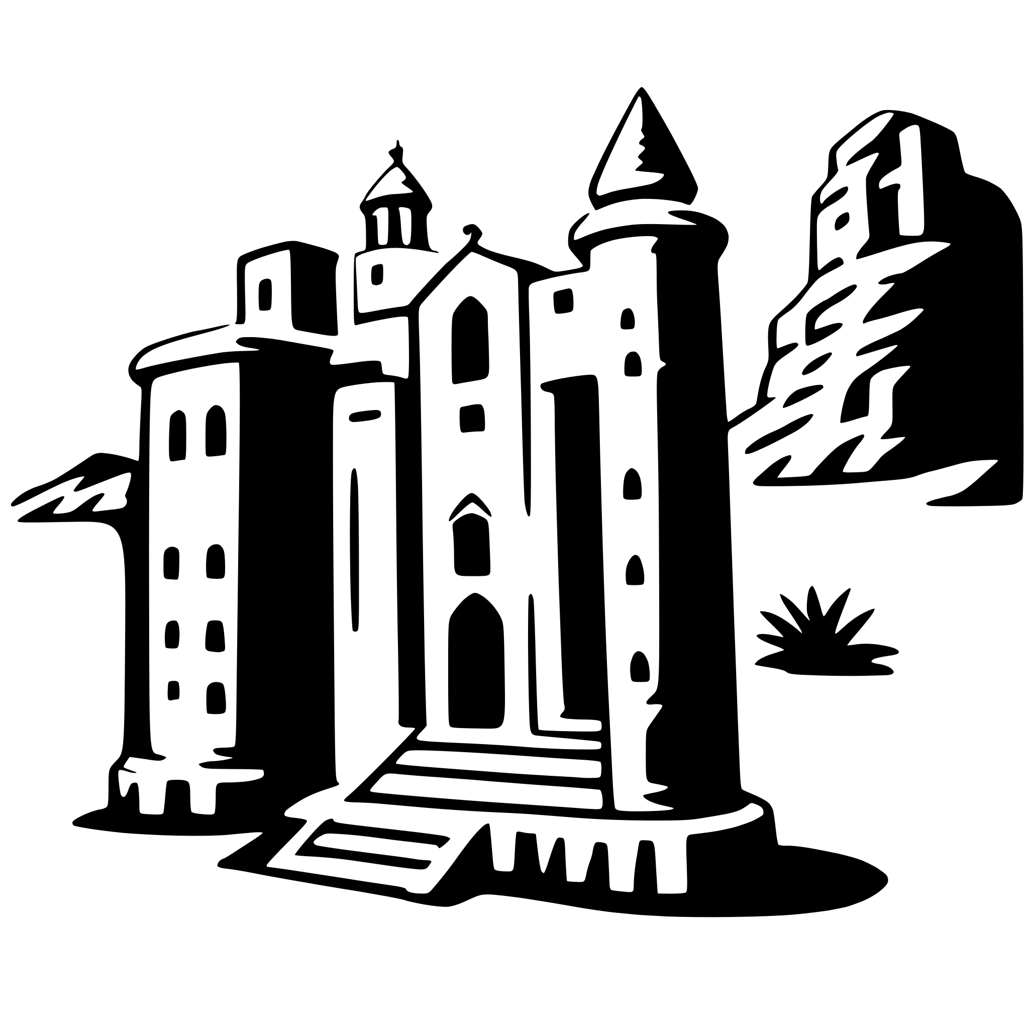 AI-generated SVG of a petra