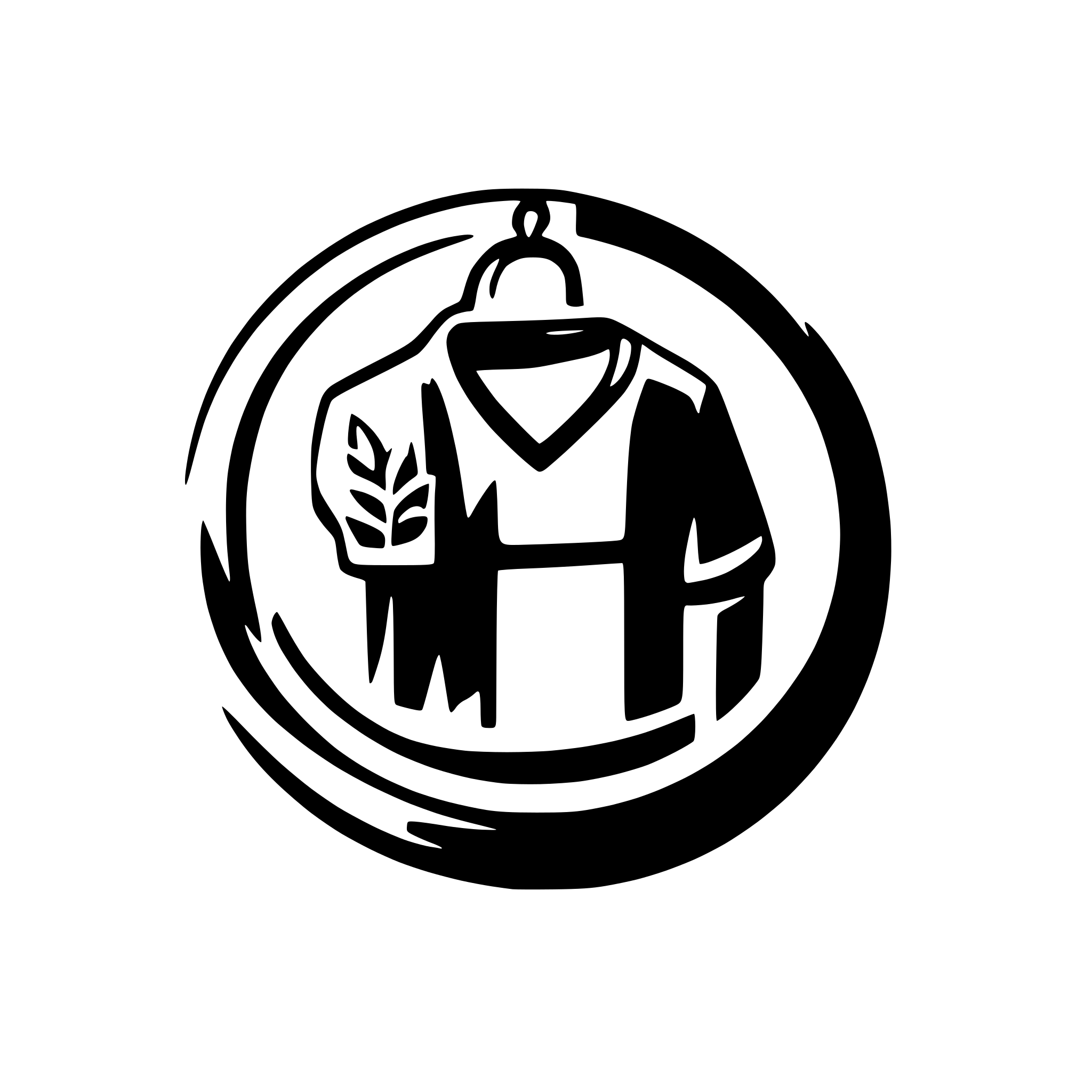 AI-generated SVG of a logo for clothing webstore