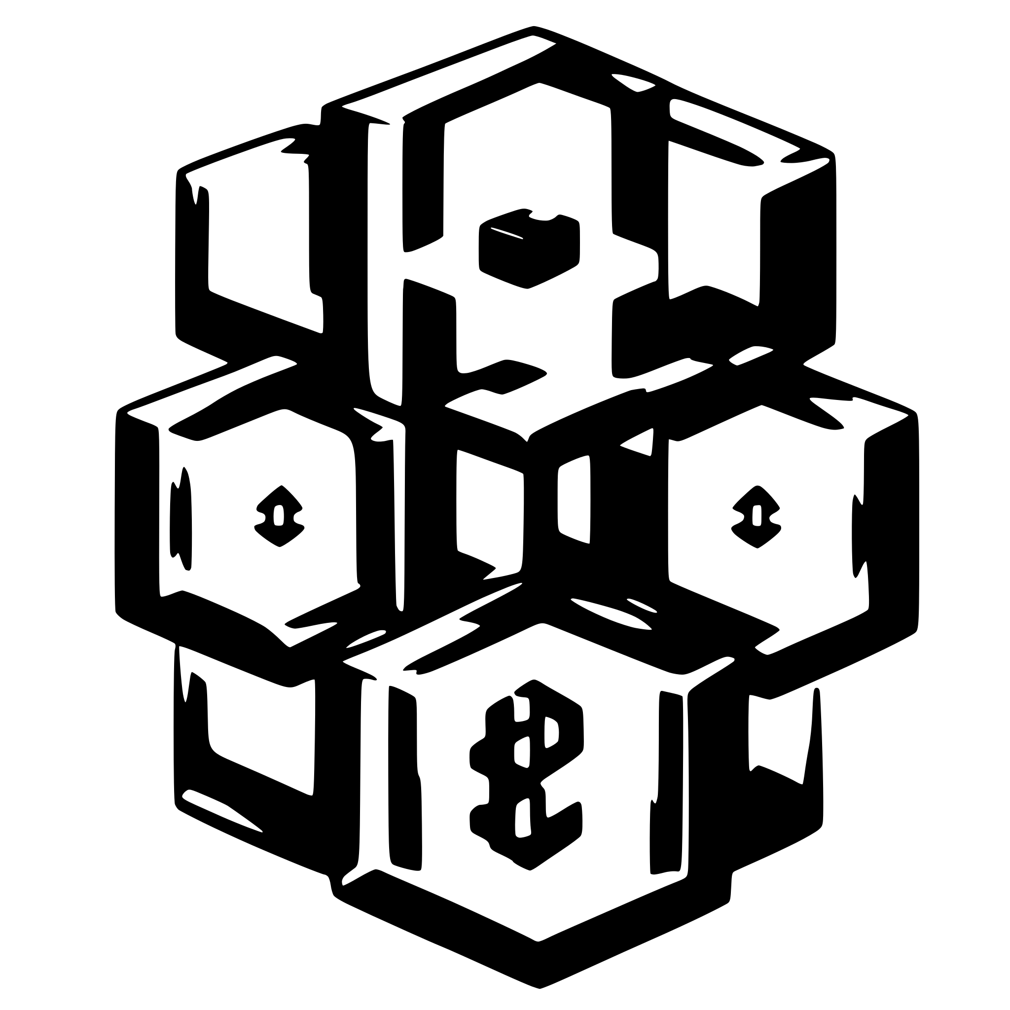 AI-generated SVG of a blockchain