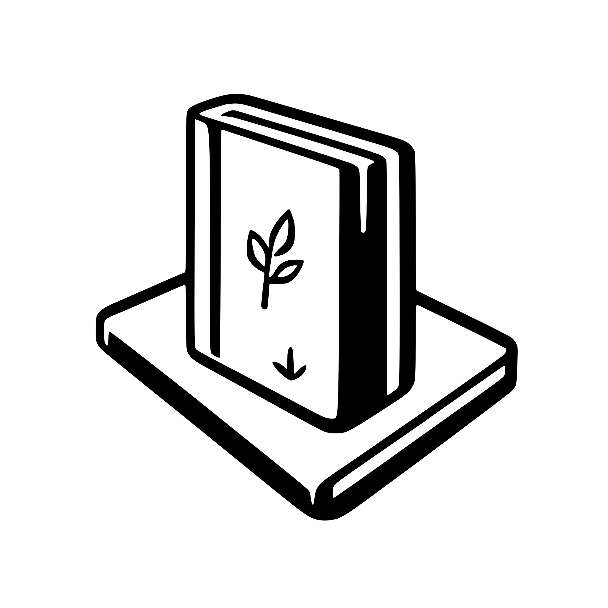 AI-generated SVG of 'book with bookmark'