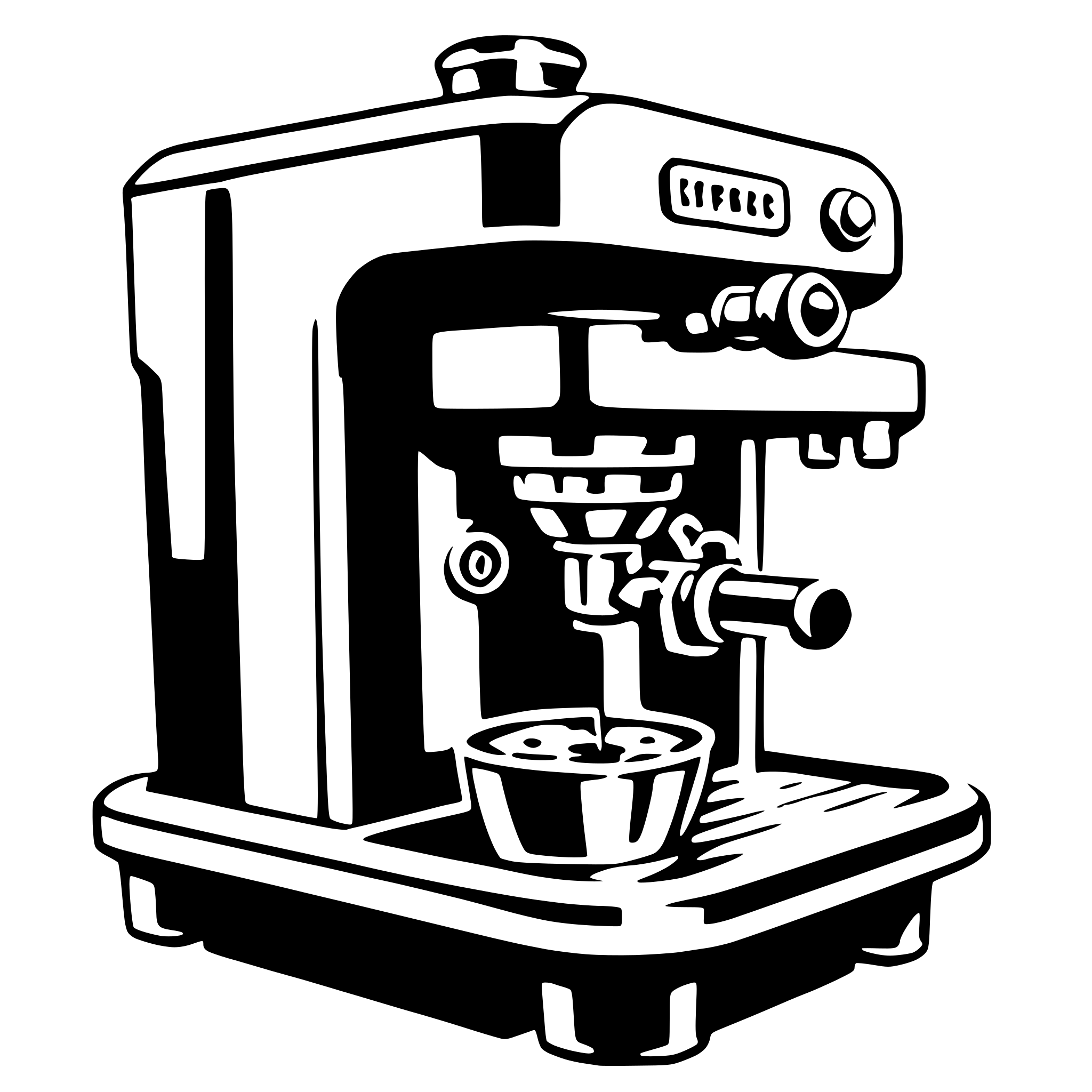 AI-generated SVG of a espresso machine