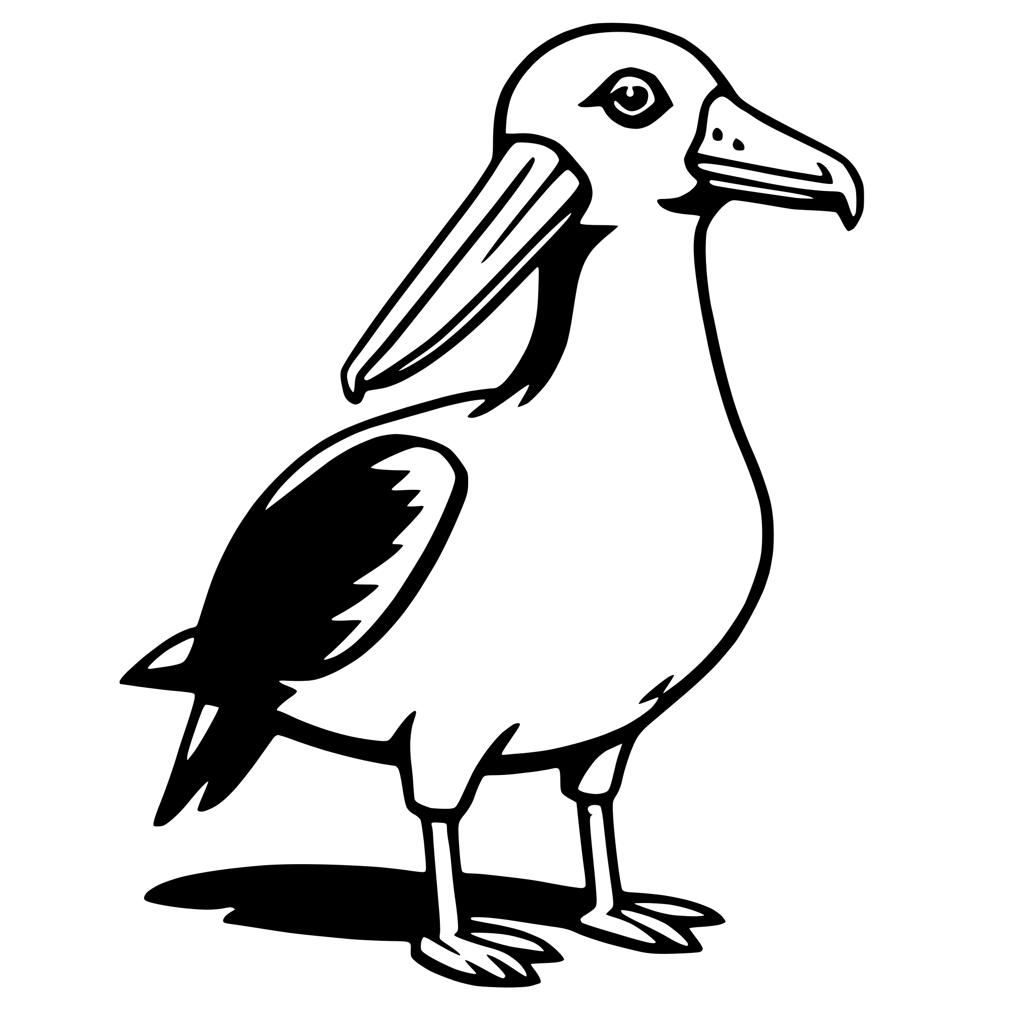 AI-generated SVG of 'albatross'