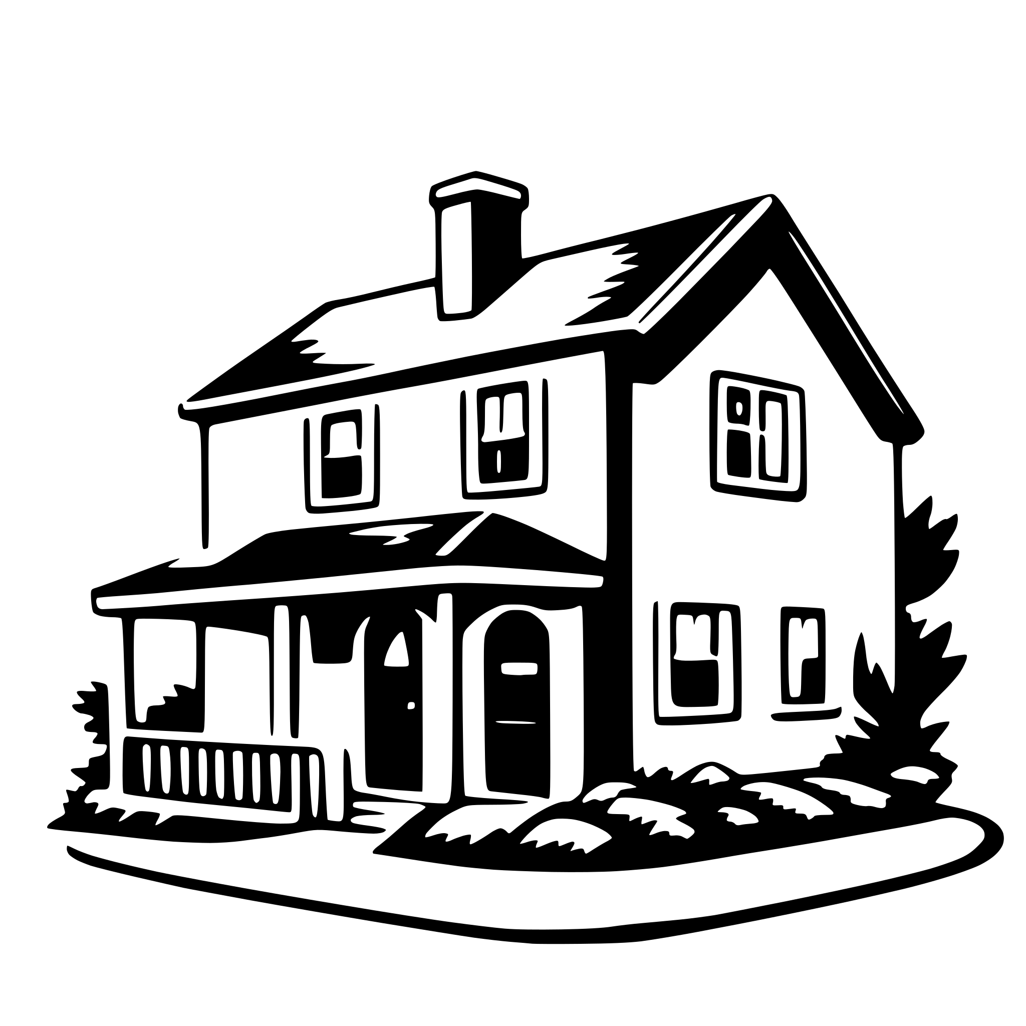 AI-generated SVG of 'house'