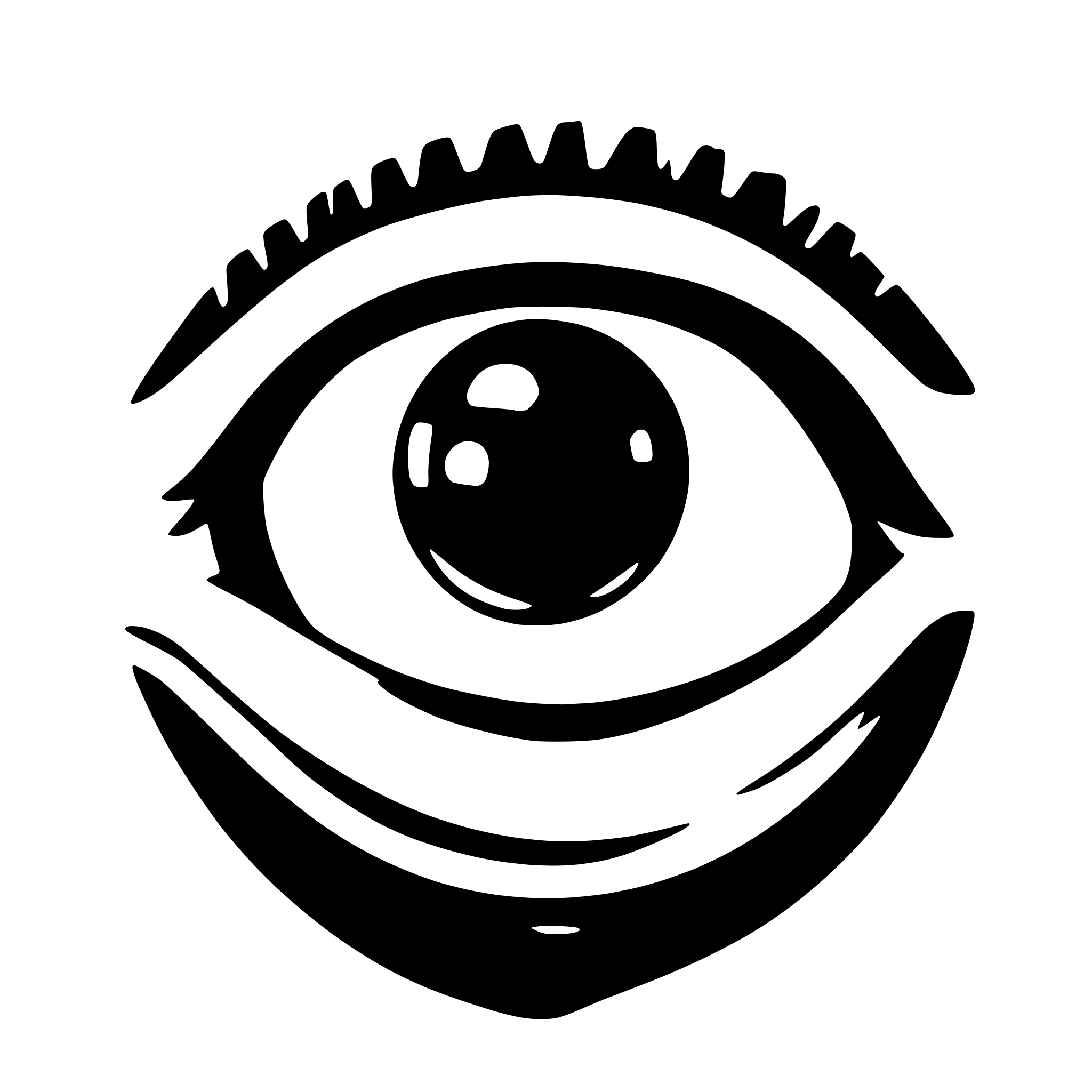 AI-generated SVG of a Funny eyes