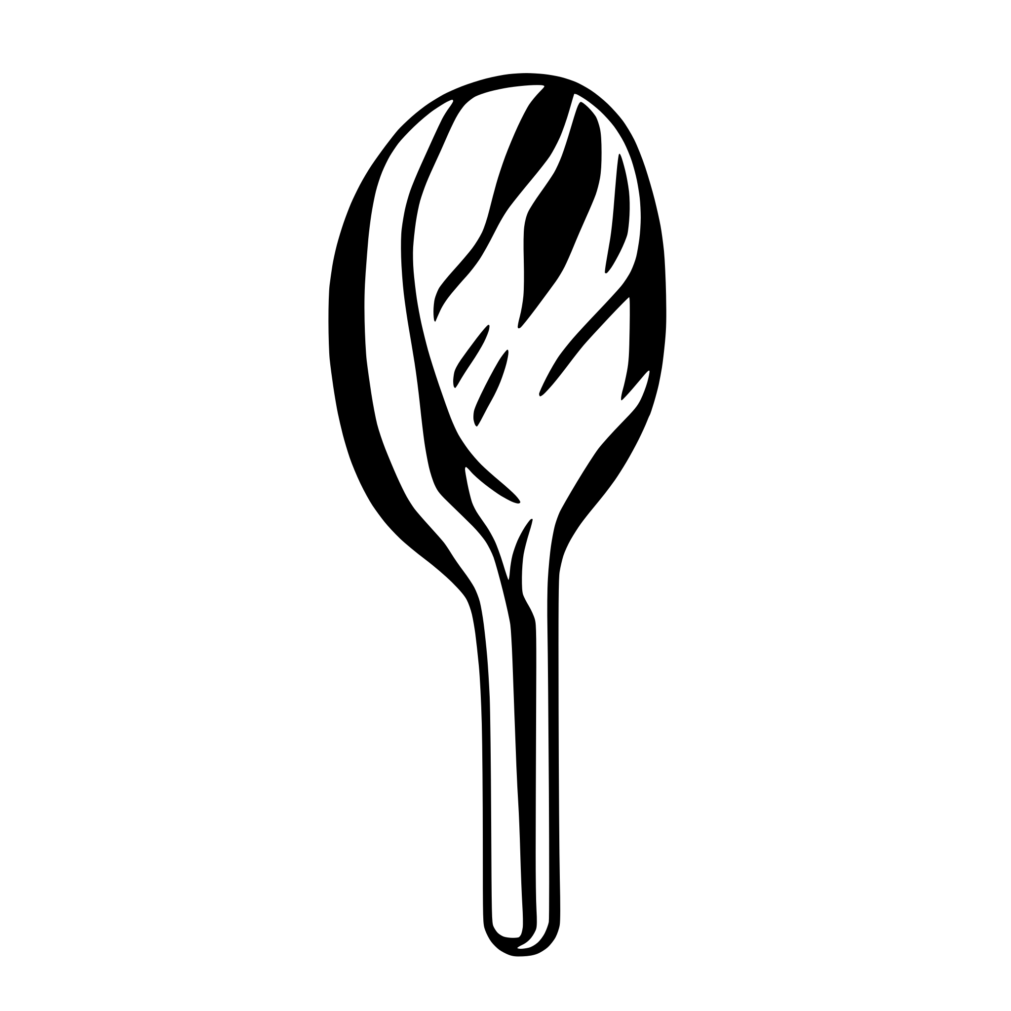 AI-generated SVG of a mace