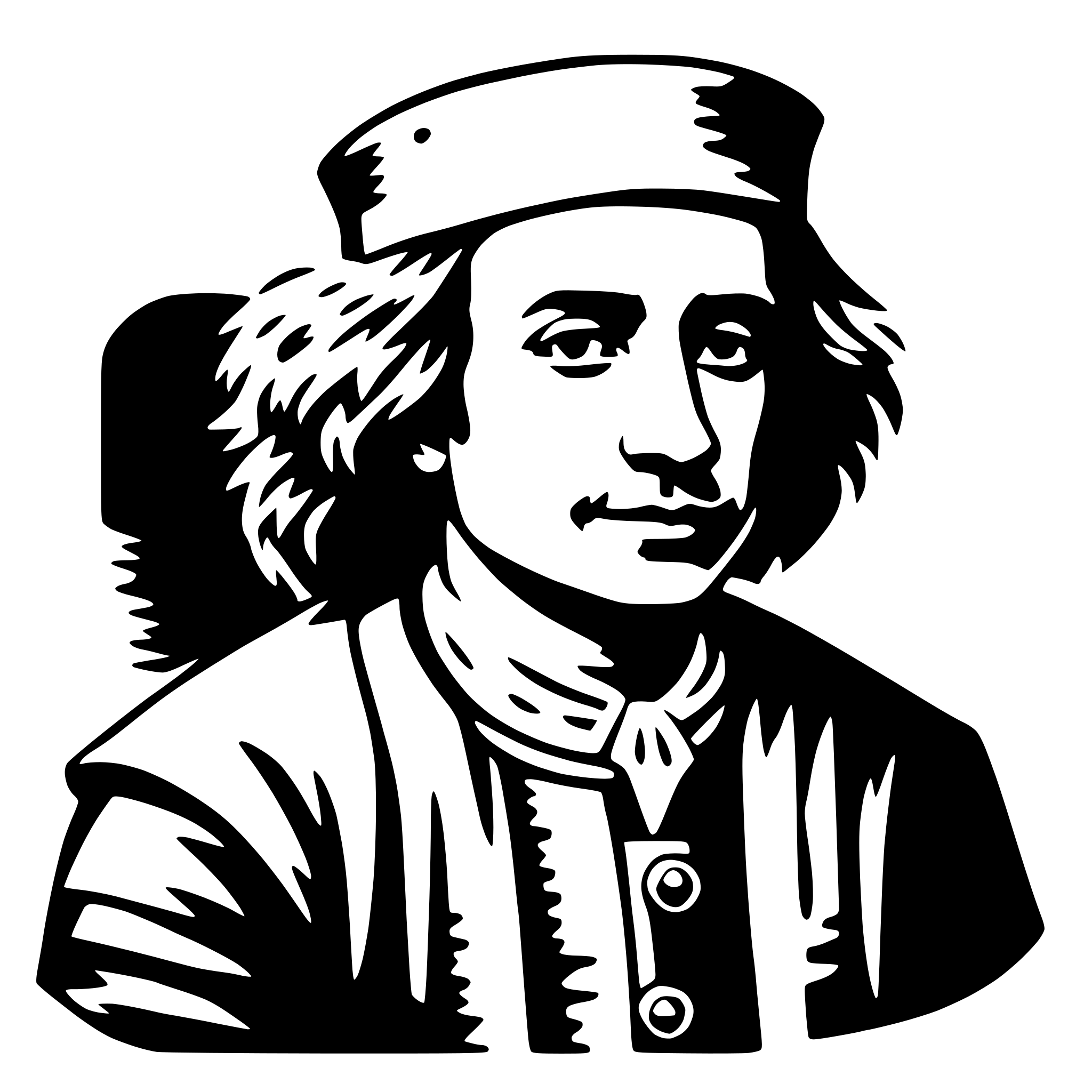 AI-generated SVG of a rembrandt