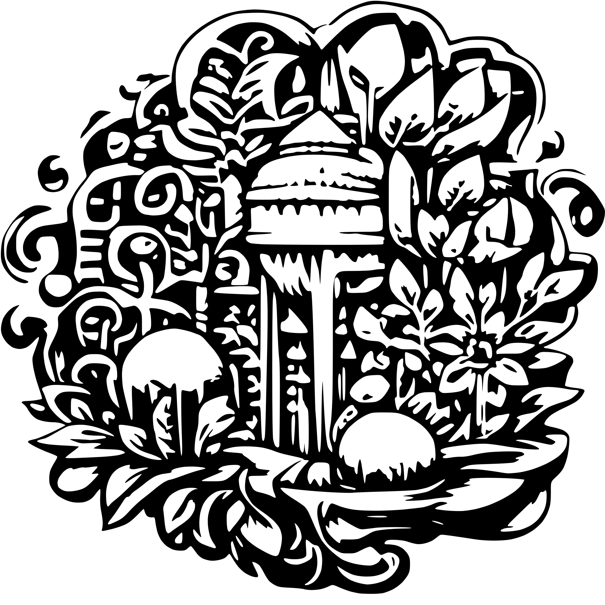 AI-generated SVG of 'Deaa Khankan decorated'