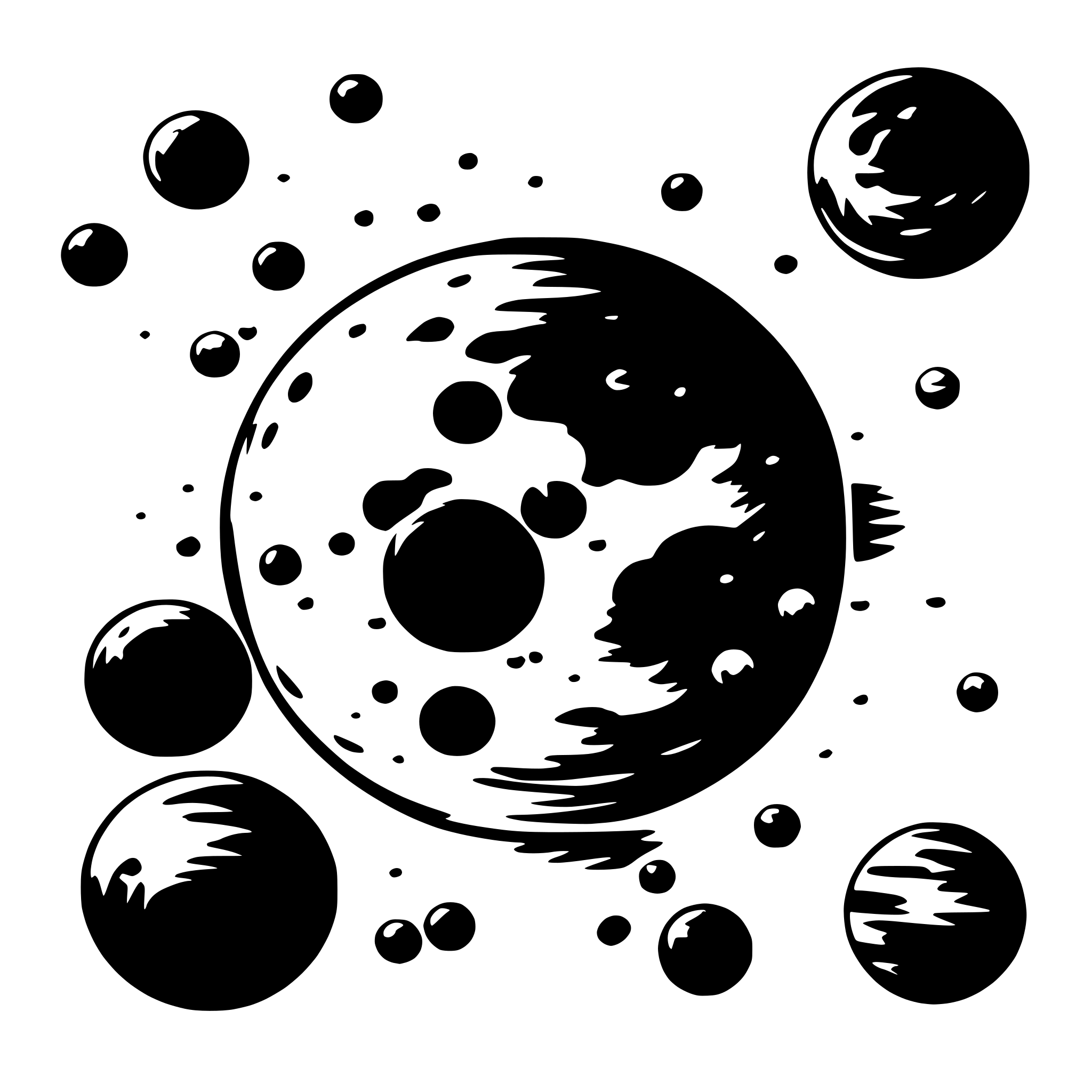 AI-generated SVG of 'Vibe Planets'