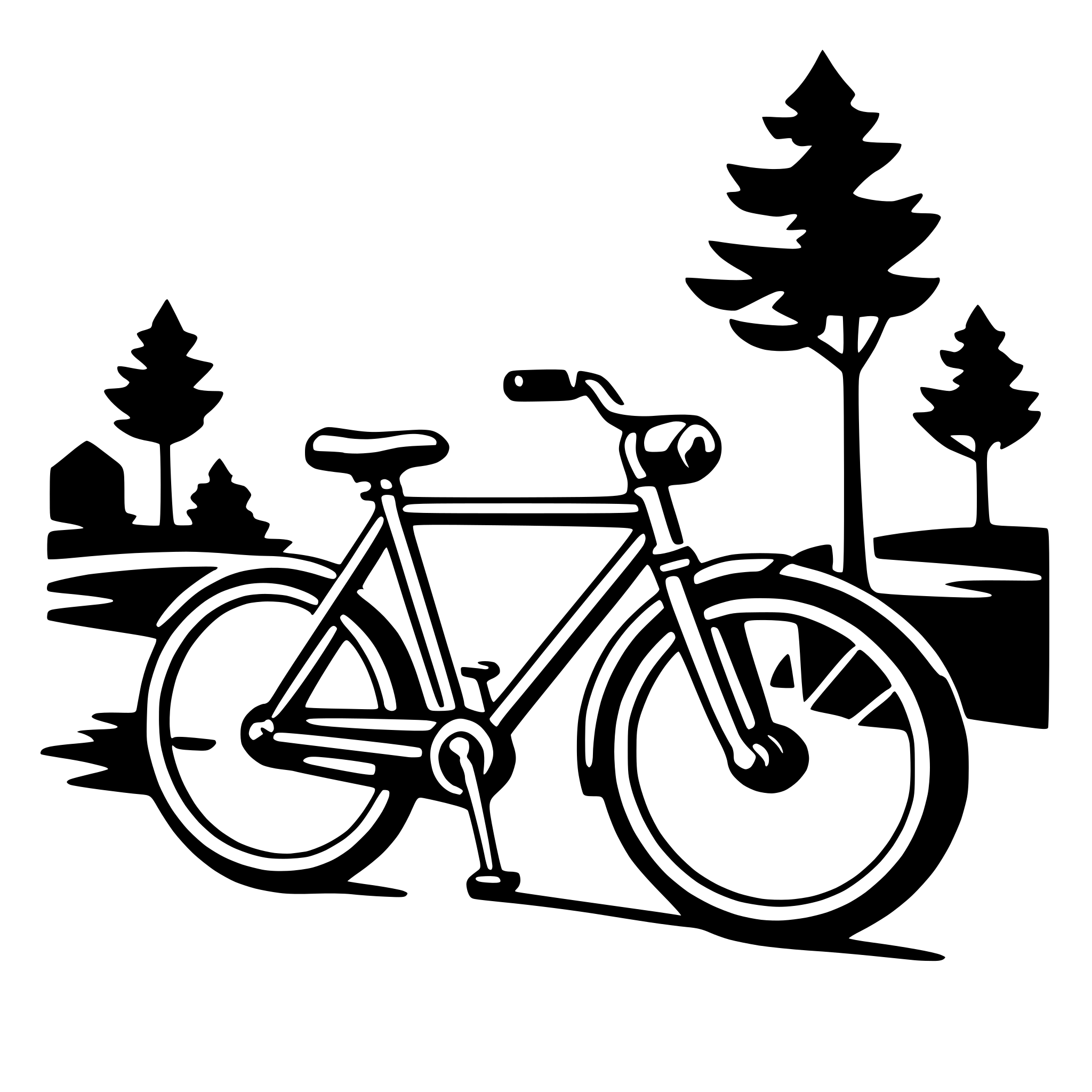 AI-generated SVG of a bicycle